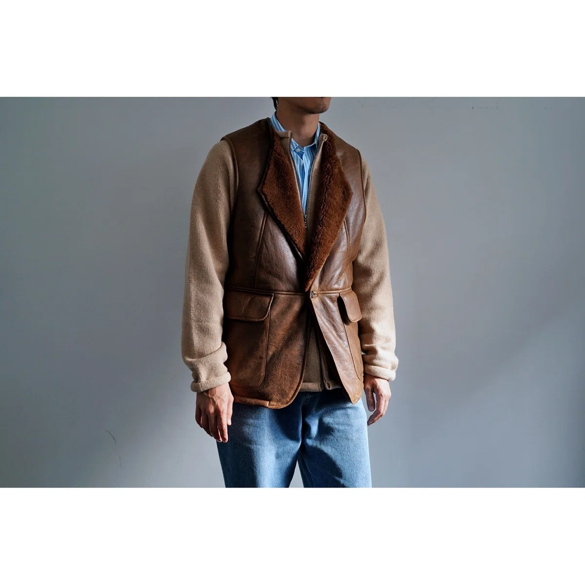 23ss NICENESS RALPH (オーバーオールエプロン) 仄か デニム