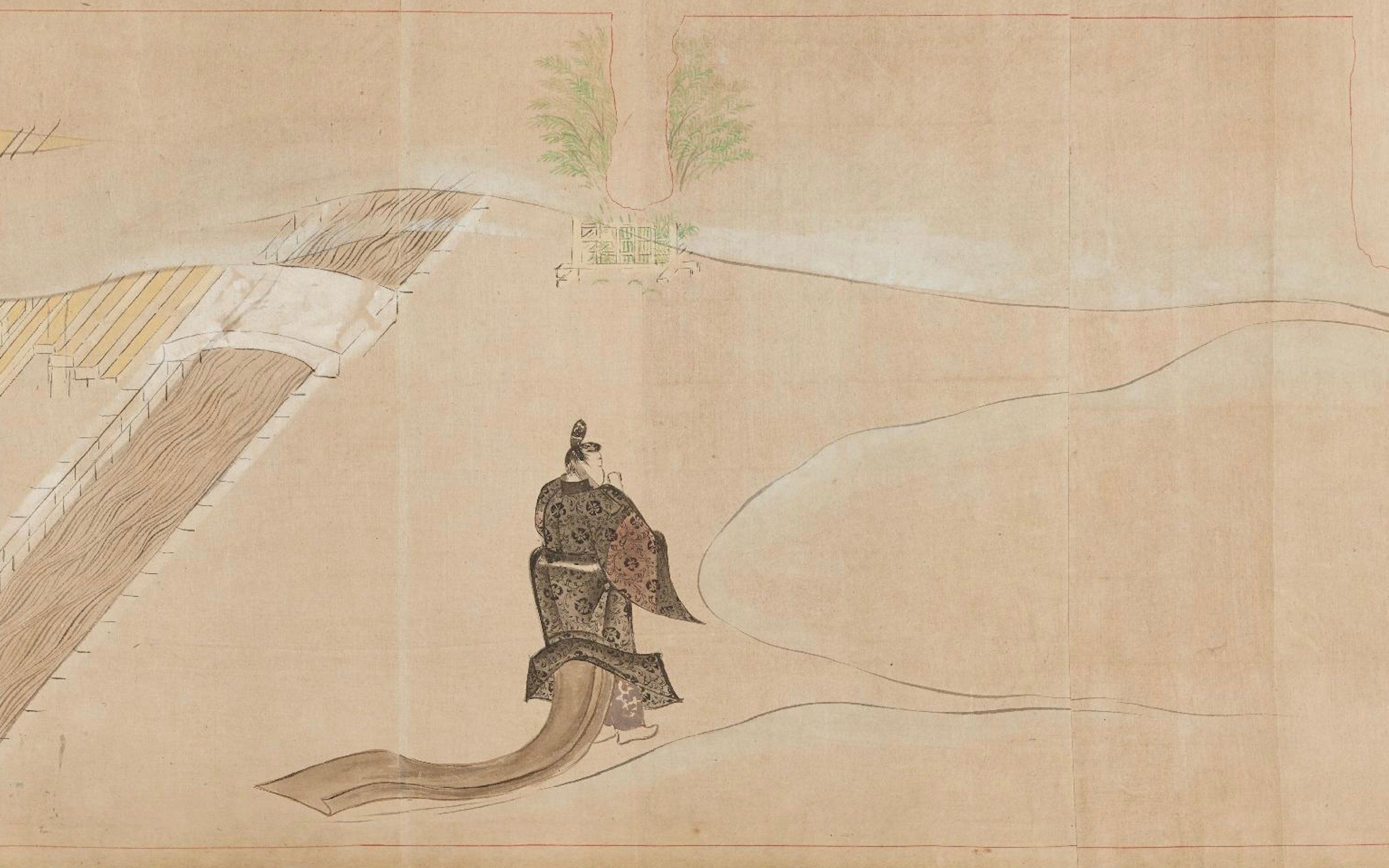 国宝伴大納言絵詞 伴大納言絵巻（模本） 文化遺産オンライン