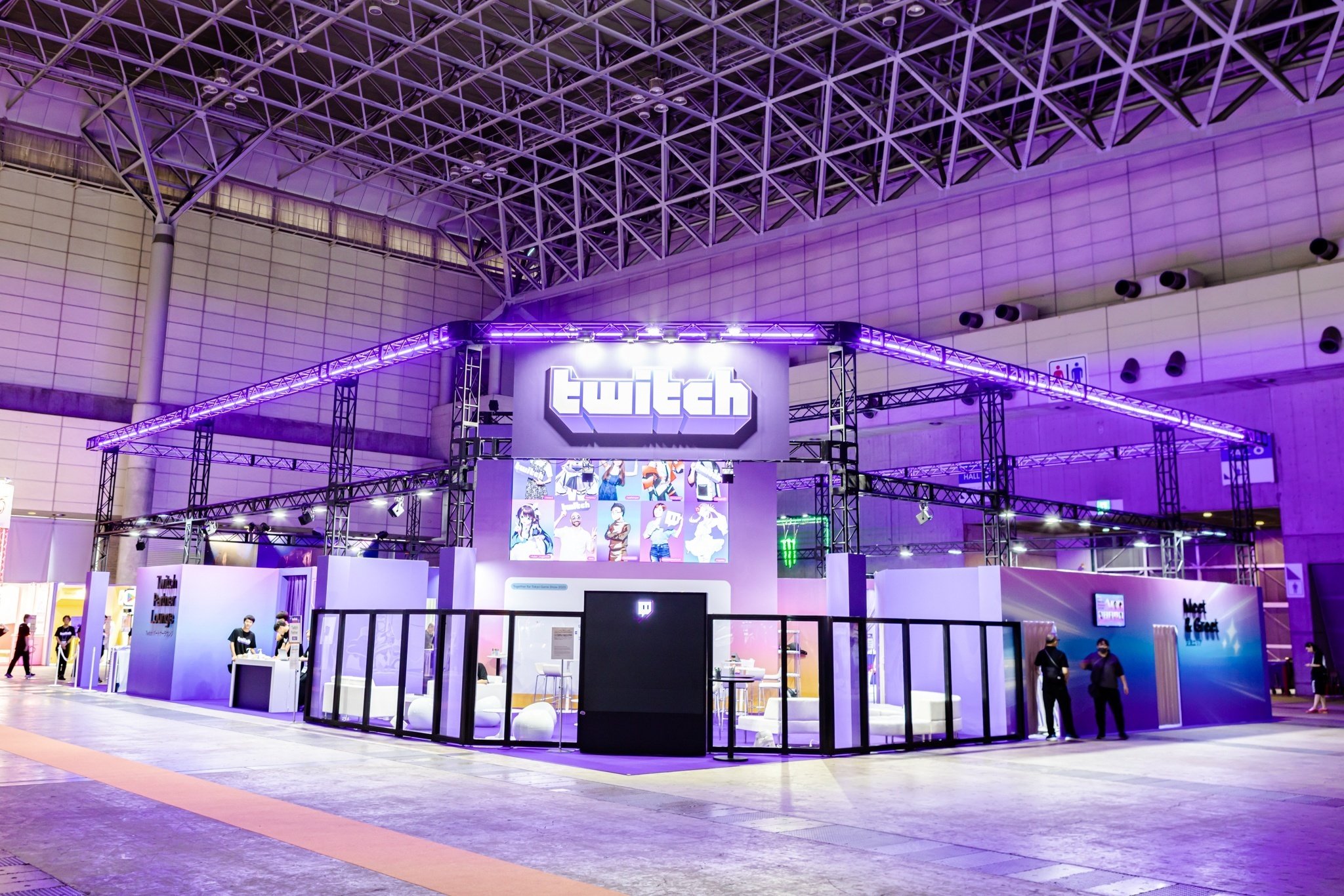 TGS2023 Twitchブース ブランケット TGS2023 Twitchブース ブランケット