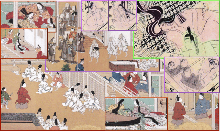 葵上を襲う六条御息所の生霊 なんちゃって図像学『葵』（7，8）⑧110