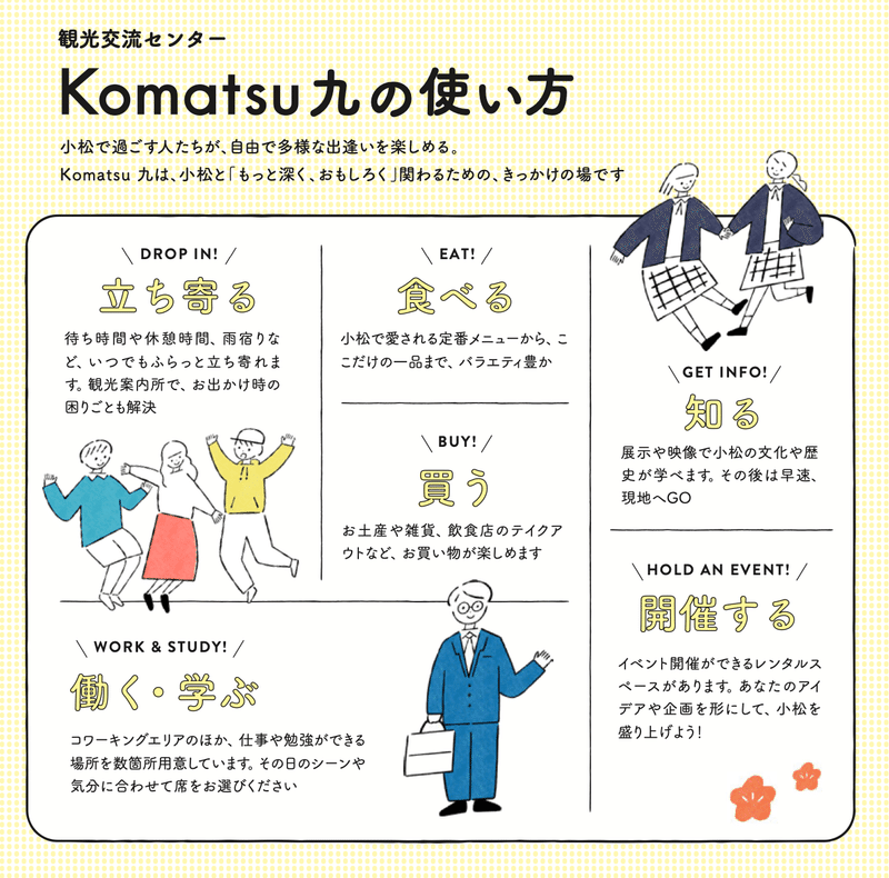 Komatsu九の使い方