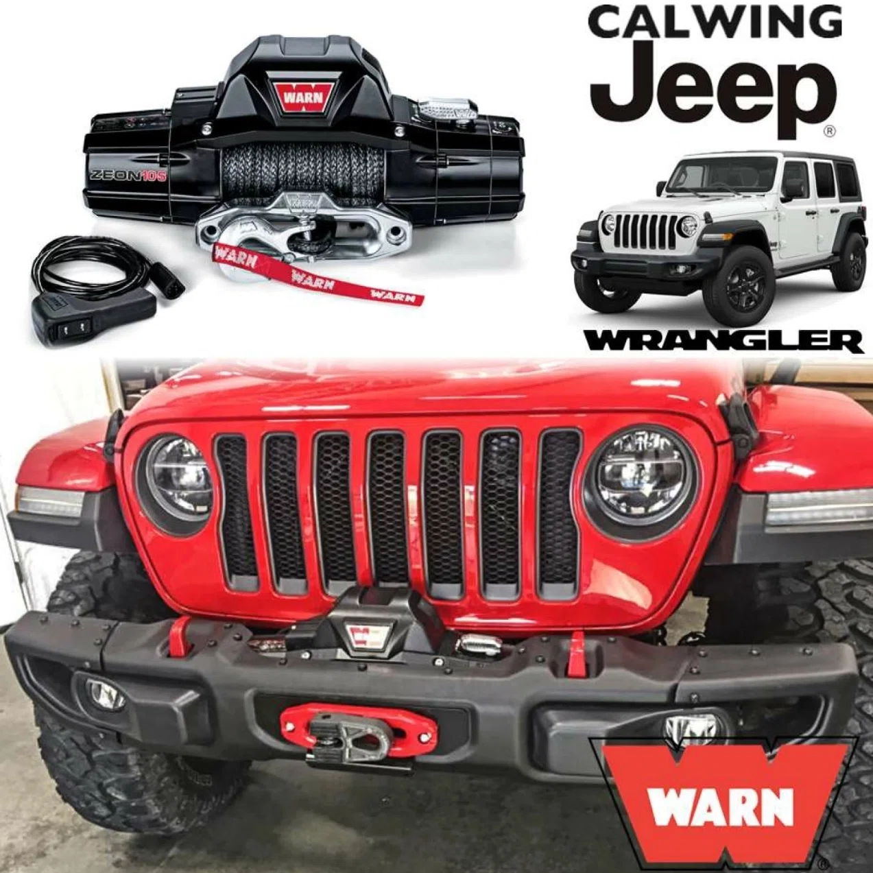 ワイヤーコントロール ウインチガード付 ウォーン WARN｜jeep 