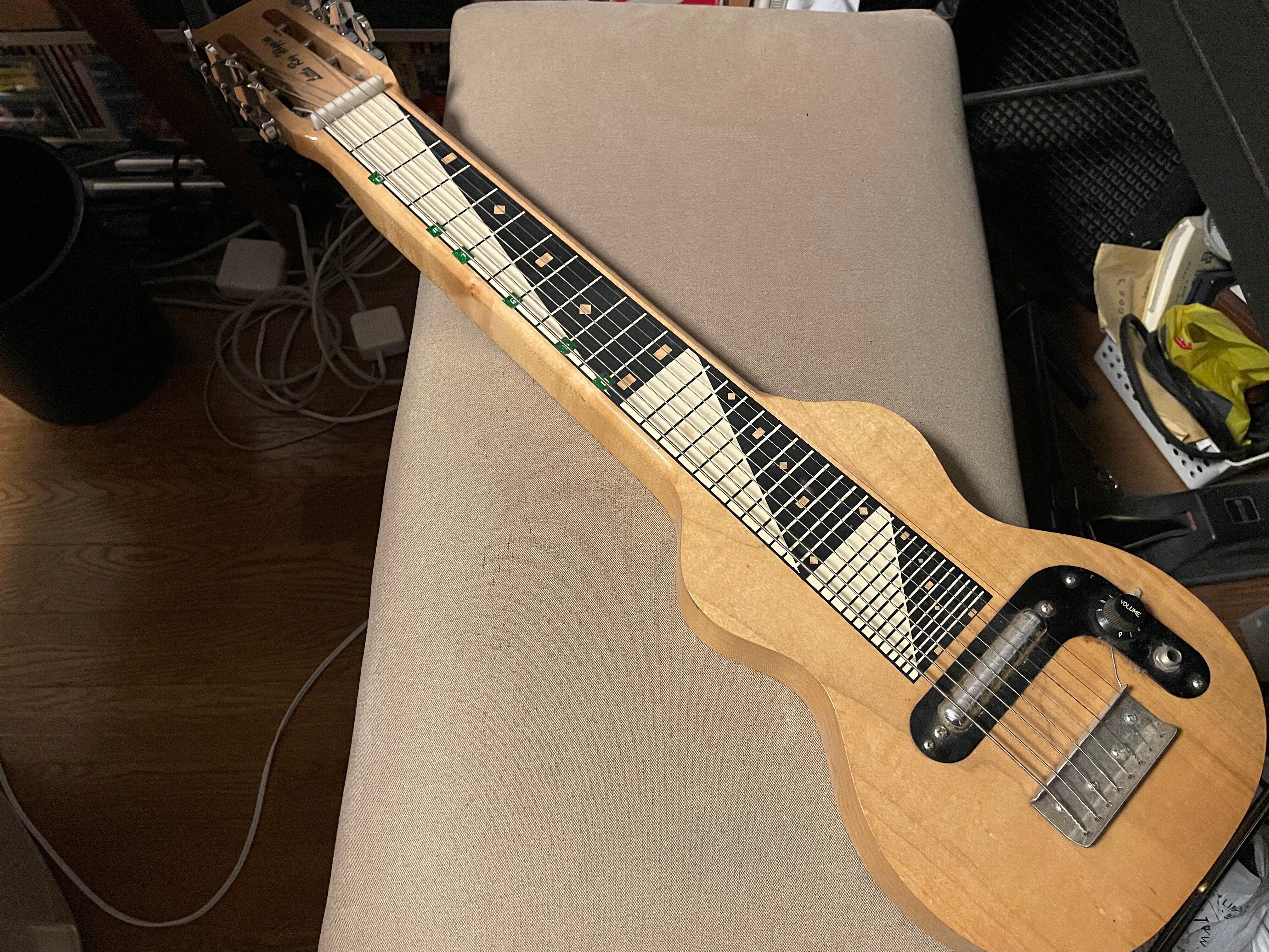 GHS PF600 AMERICANA SERIES PEDAL STEEL E9 Tuning 10弦ペダル
