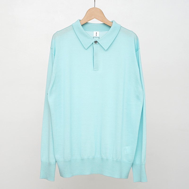 MEIAS メイアス WOOL POLO 長袖 ポロシャツ ニット シャツ