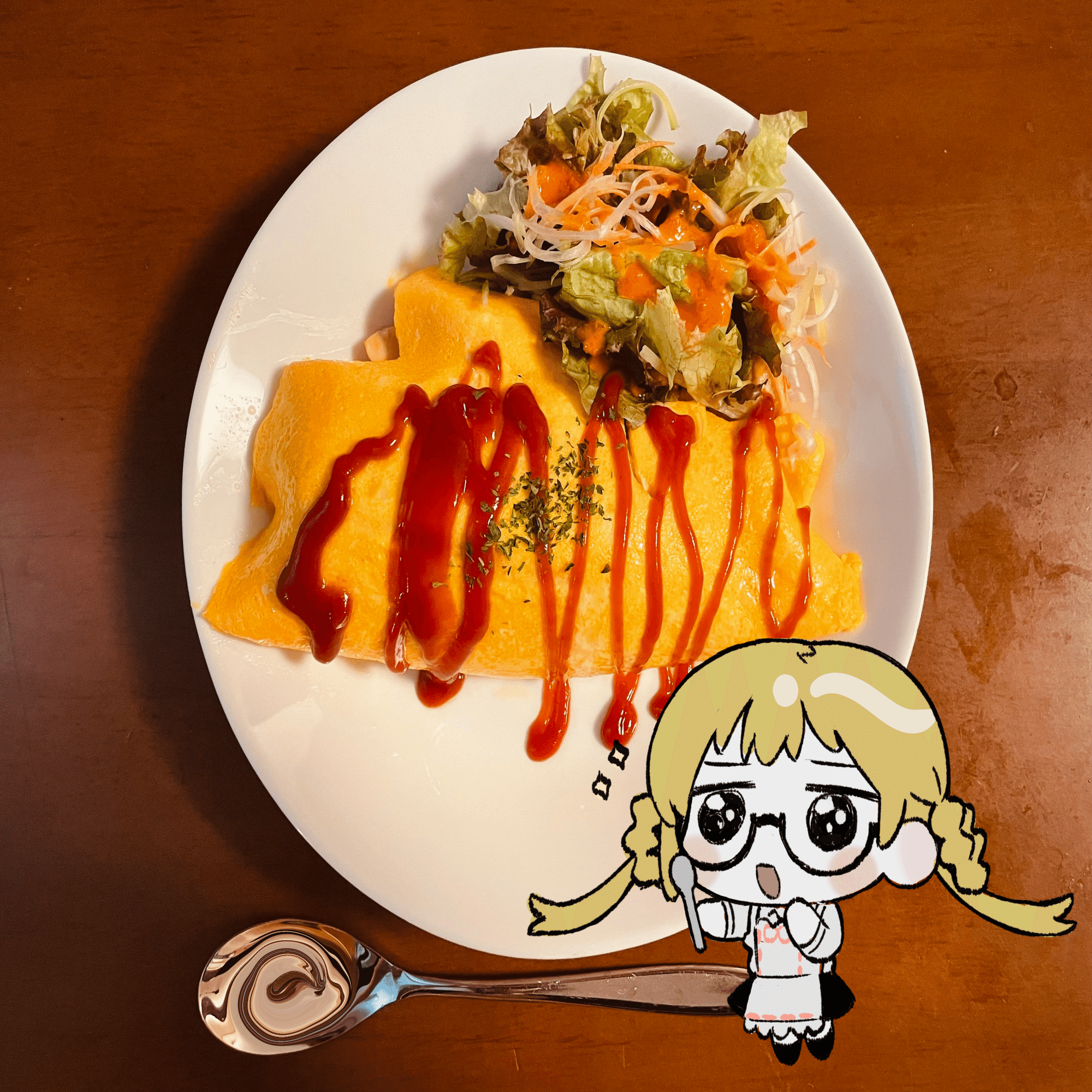 オムライスたべたべザウルスの回｜ちうみちゃんのごはん会議‼