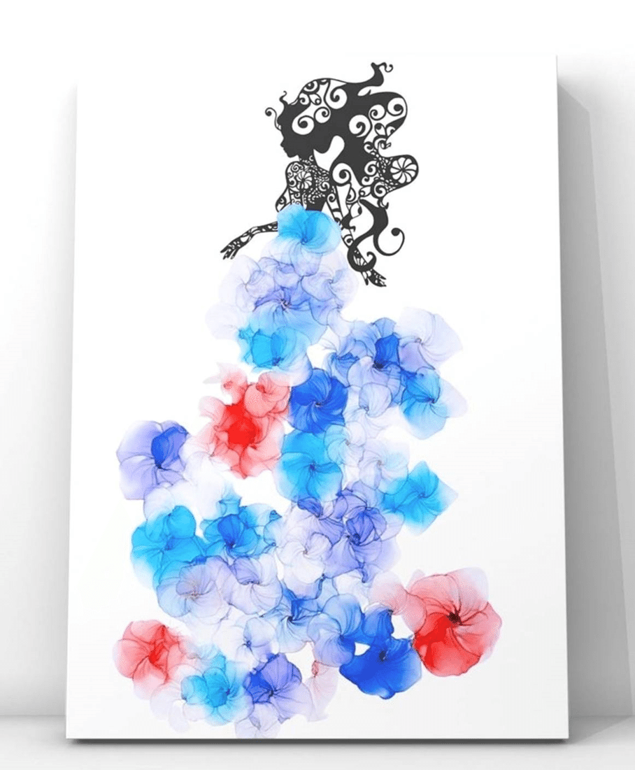 世界に1つのインクアートから笑顔を届ける。1枚の絵からはじまった