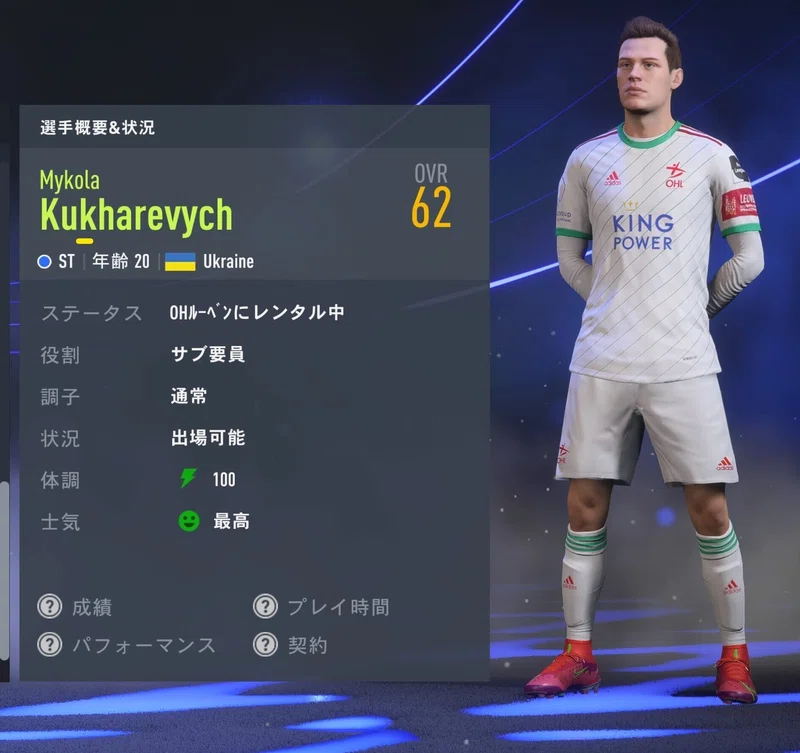 EASPORTS FC24 マイコラ・クーハラヴィッチ選手の名前|原光彦(まんきち)