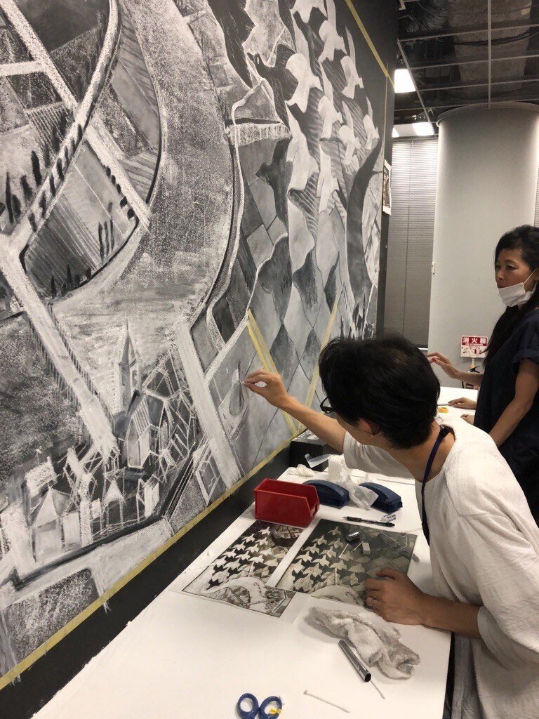 絵 昼と夜の融合 楽天市場】エッシャー 作品 昼と夜の通販