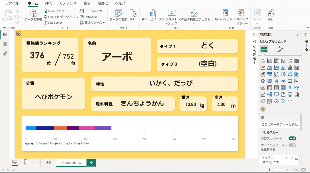 流行り の ブランド  Power BIレポート作成までの5つステップ～ポケモン図鑑作って その他