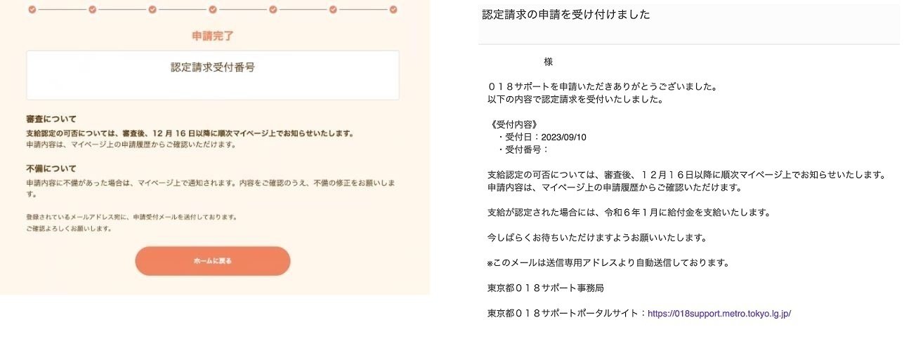申請はお済ですか？ 東京都の子供・子育て支援 018（ゼロ