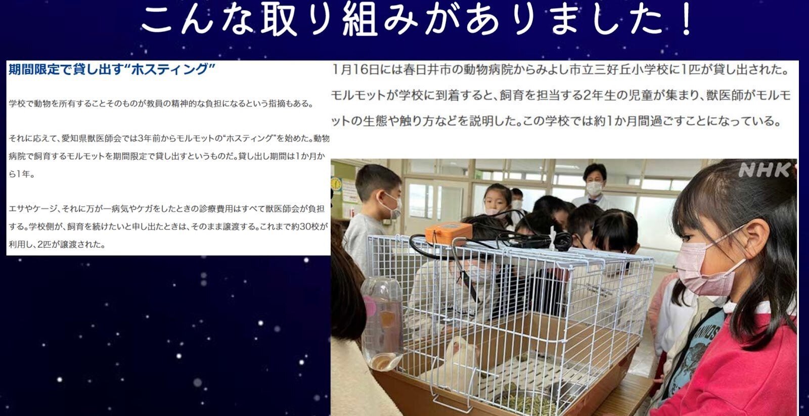 第16夜 学校飼育動物を考えなおす｜どうぶつたちの眠れない夜に