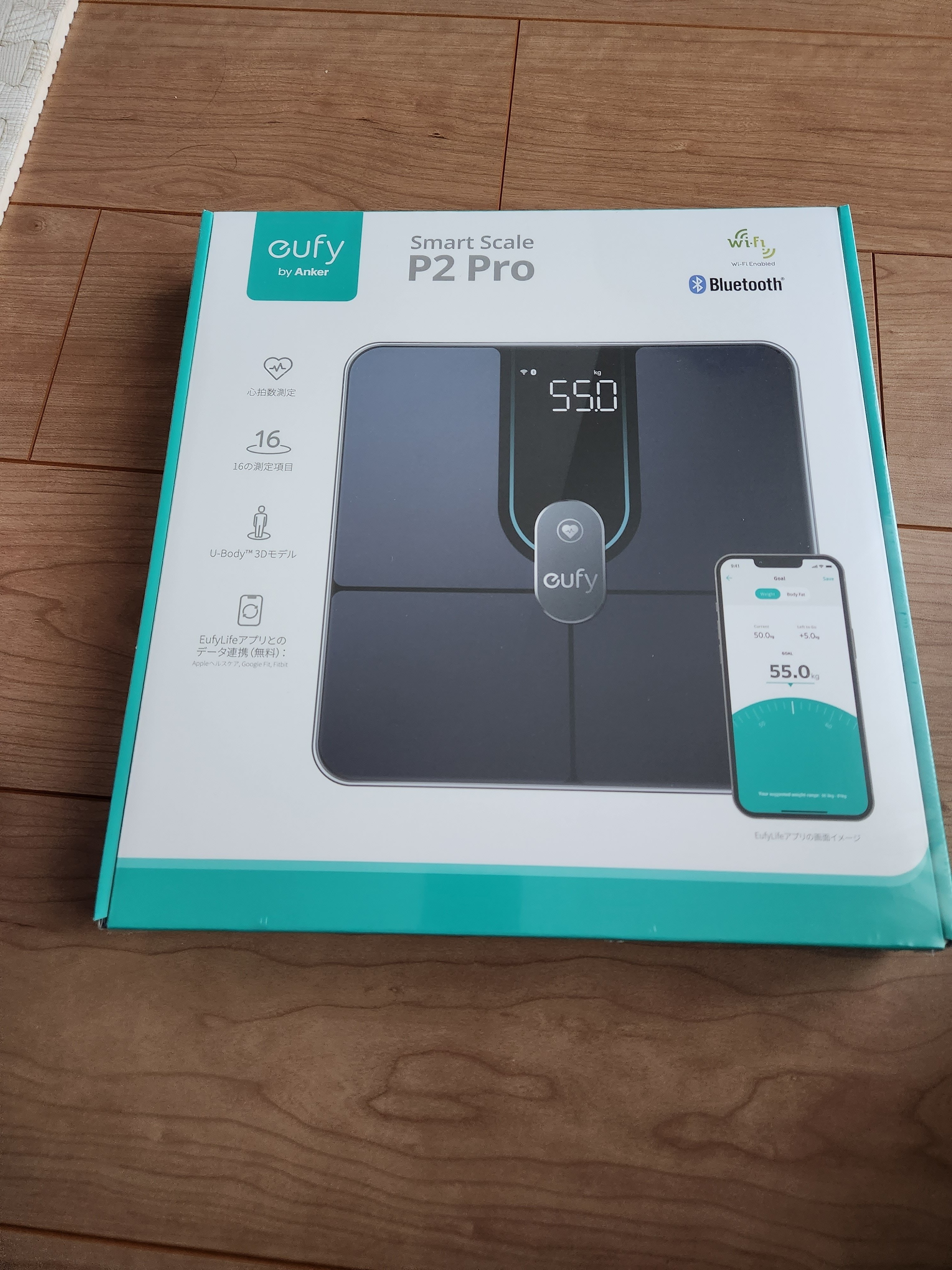 体組成計 Anker Eufy (ユーフィ) Smart Scale P2 Pro 購入して