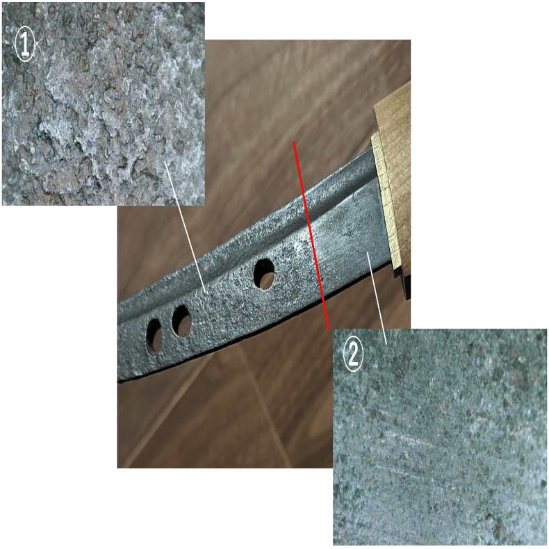 刀の茎と鉄鐔をマイクロスコープで比較して時代推定が出来るのか？｜刀