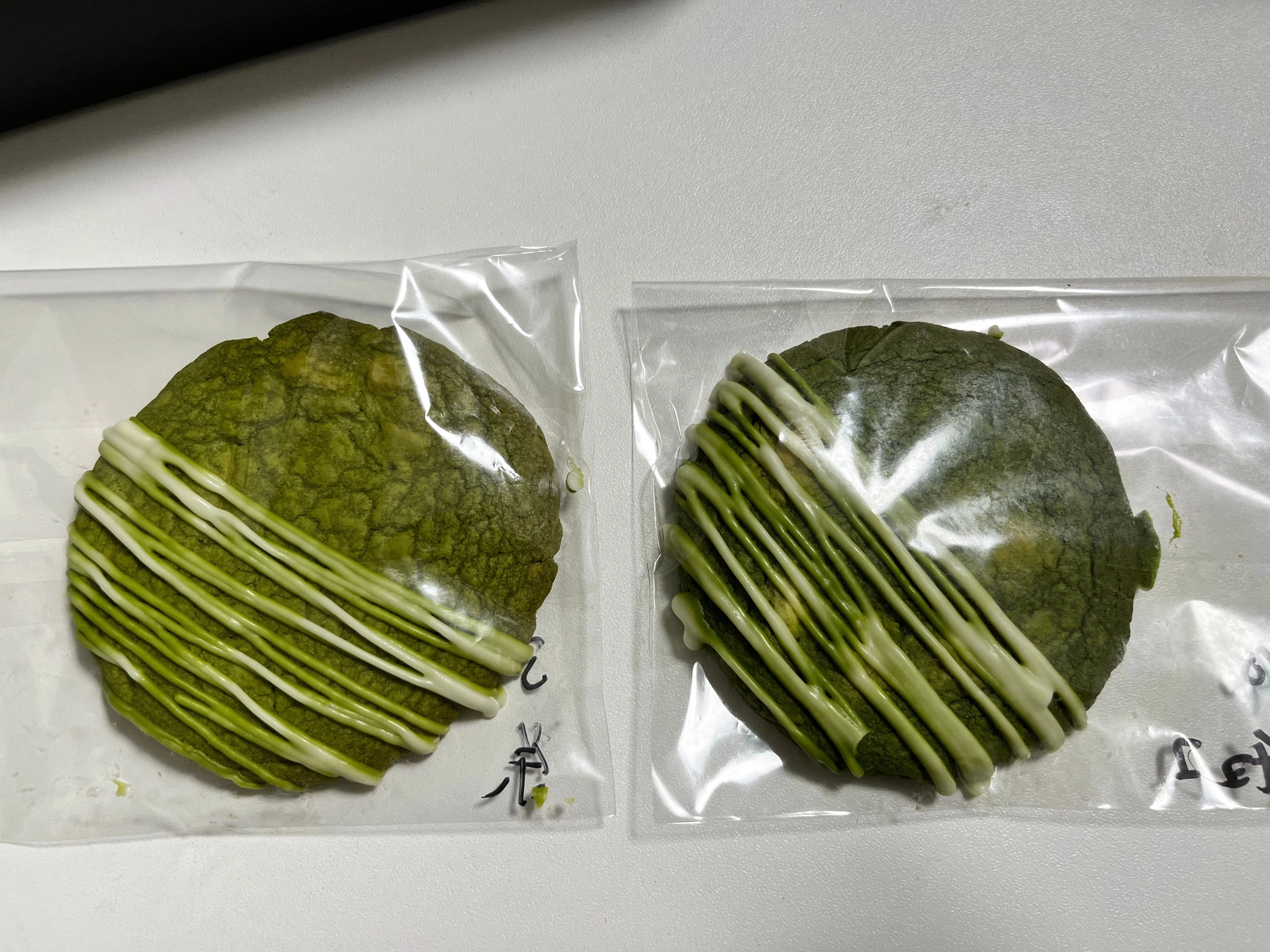 抹茶ホワイトチョコしっとりクッキー「おぼろづき」ができるまで…Part2