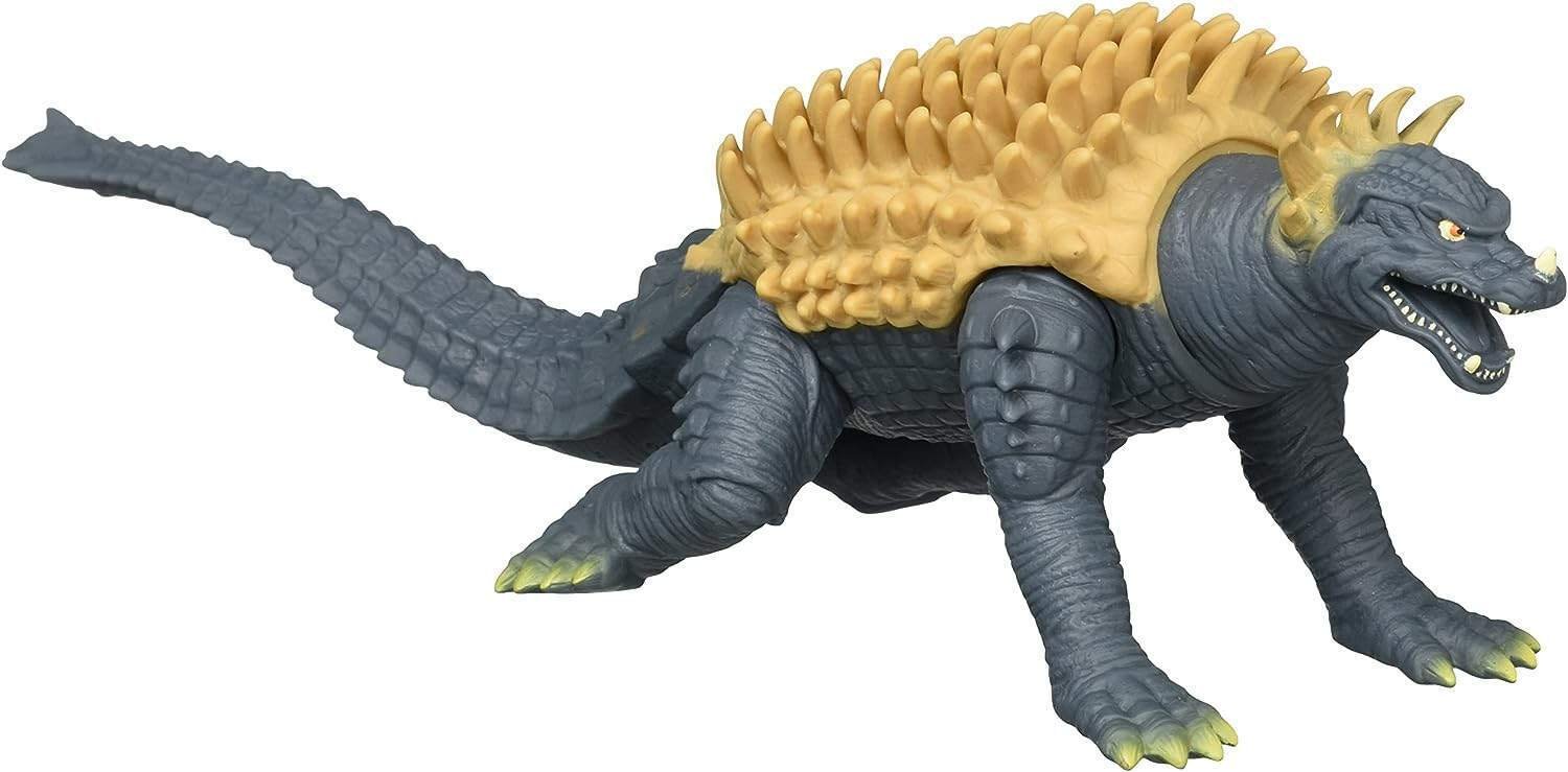 ゴジラ怪獣ソフビ　アンギラス　リペイント完成品 暴竜アンギラス「ゴジラの逆襲」 海洋堂ソフビキット 改造 塗装