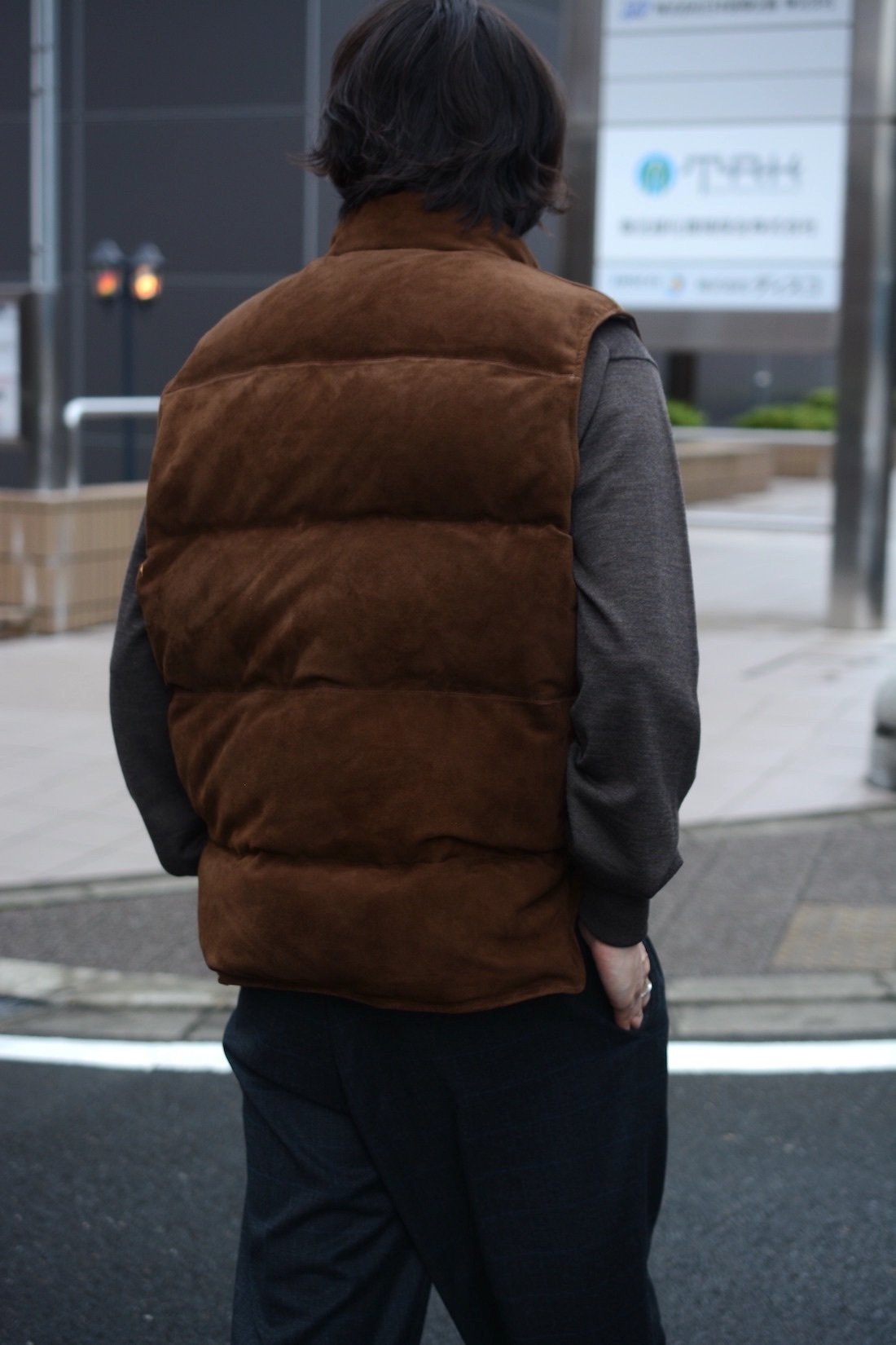 A.presse Suede Down Vest サイズ3（A.PRESSE 2023 Style2 6th