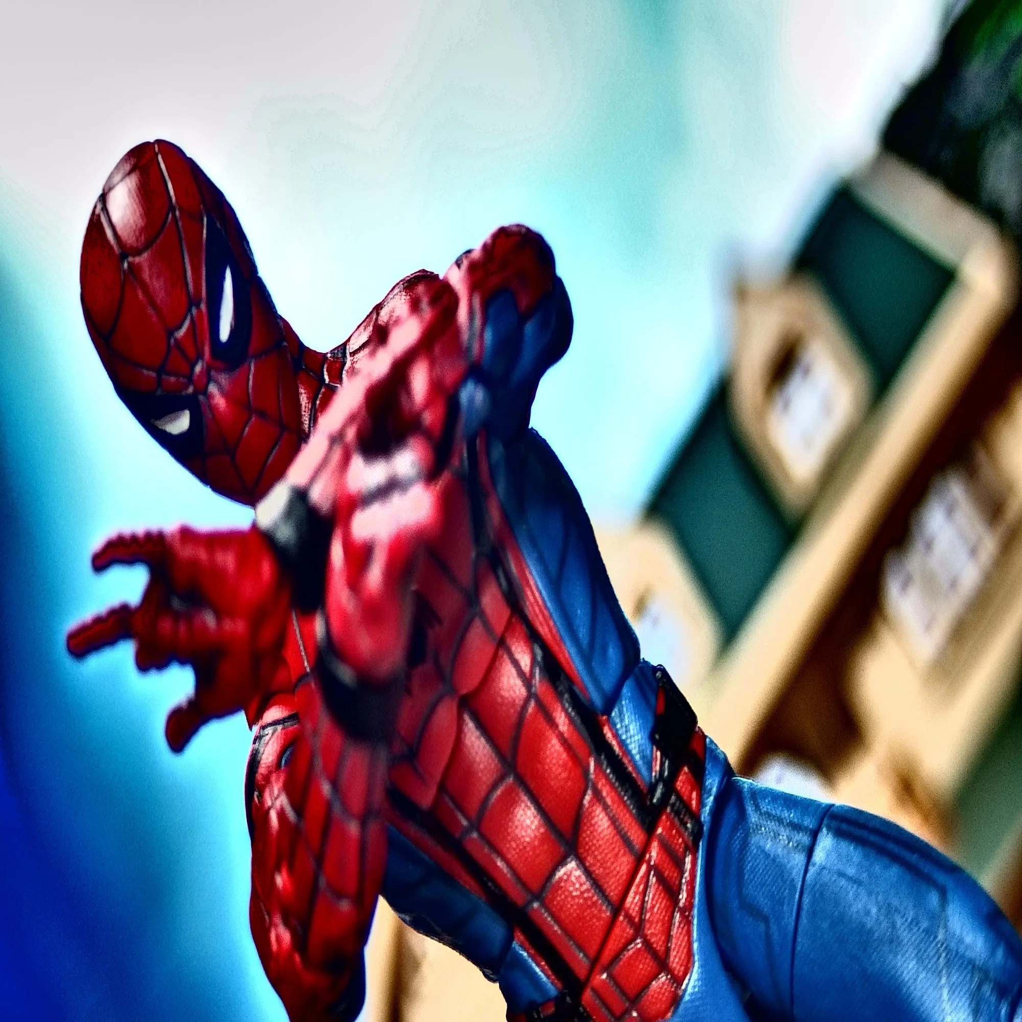 スパイダーマン ジオラマ ジャンク 箱無 アイアンスタジオ バトル 