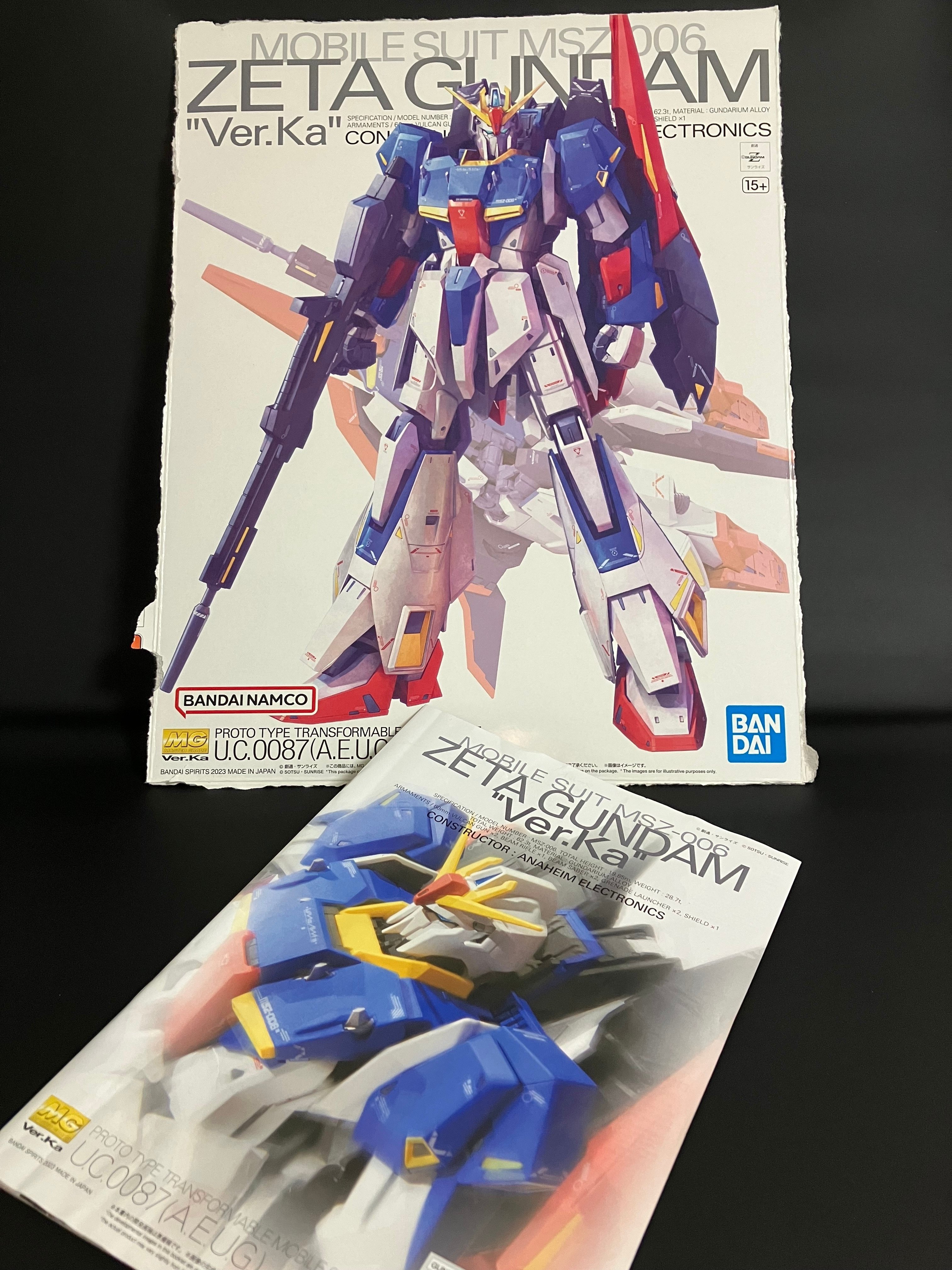 ガンプラ制作記#3 MG Zガンダム Ver.Ka 1. メインカラーリング