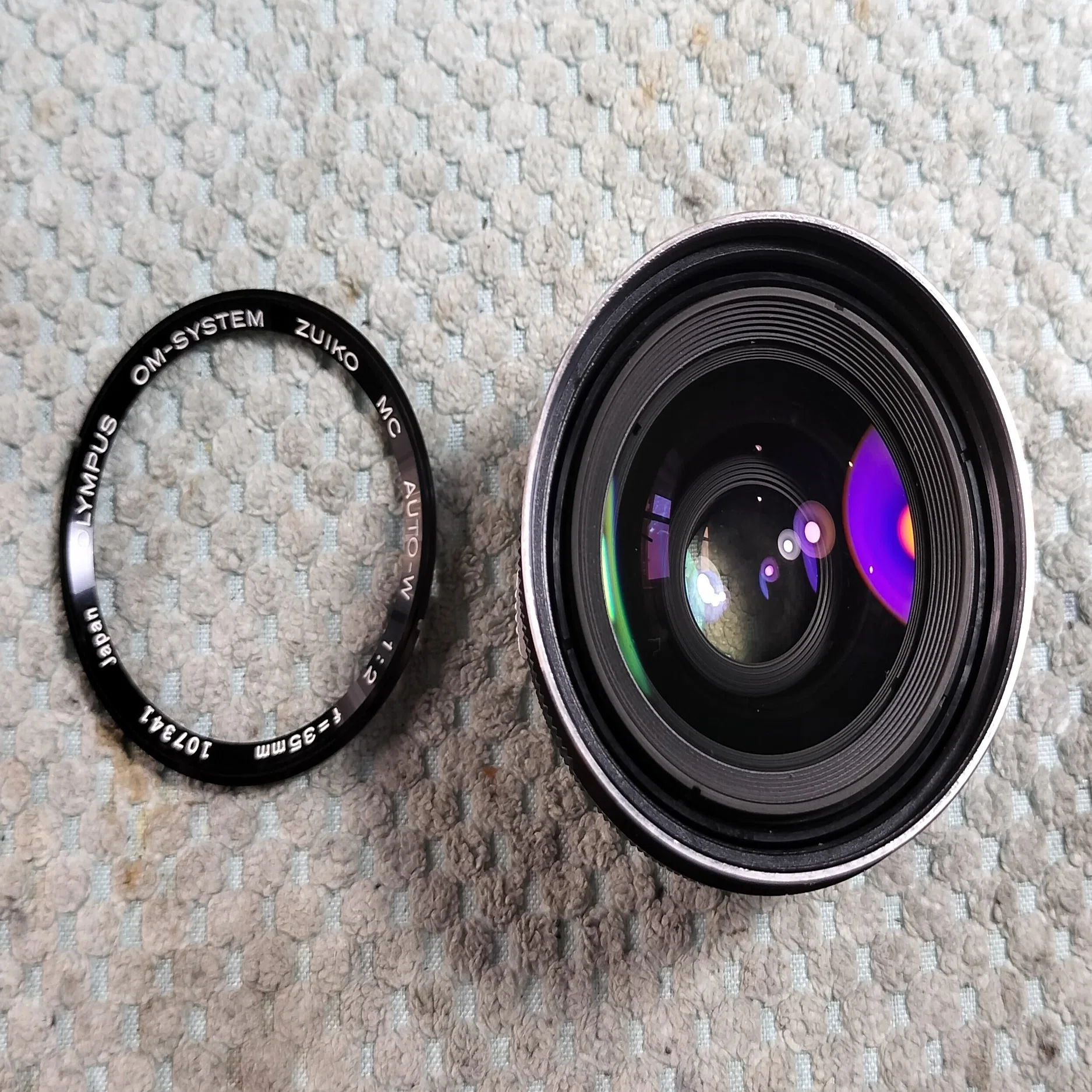 Olympus OM-SYSTEM 35mm F/2の分解｜フィルムカメラ修理のアクアカメラ