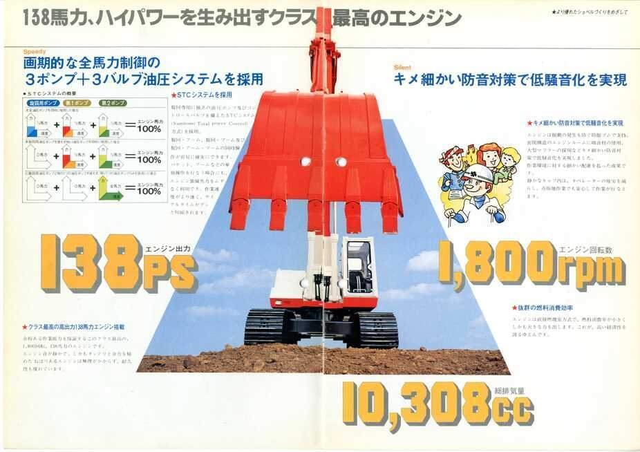 住友重機械工業 住友FMC-Link-Belt油圧式ショベル S-340 LS 住友重機械工業 住友FMC-Link-Belt油圧式ショベル S-340 LS