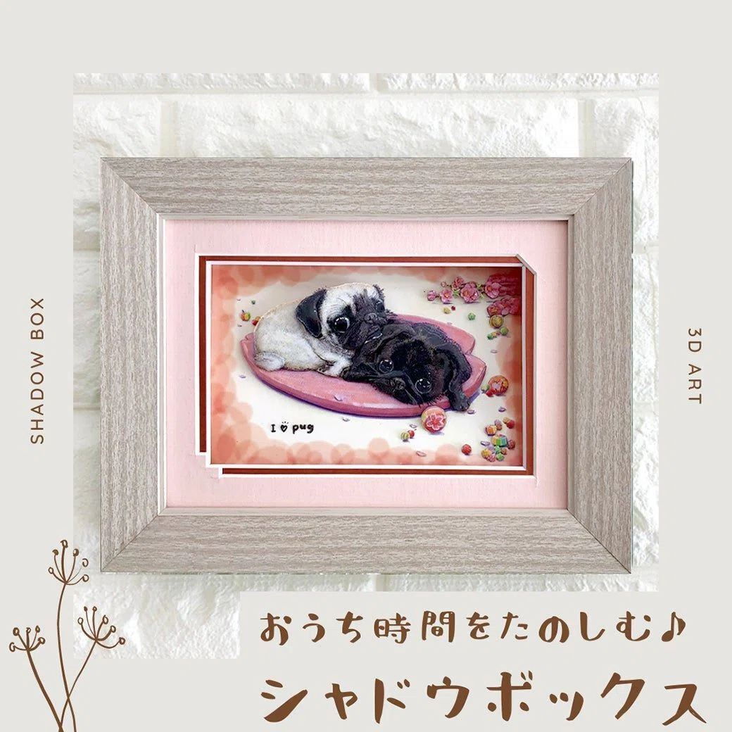 パグ】シャドウボックス♪リリース！pug！mops！퍼그！巴哥犬 ！｜金澤 