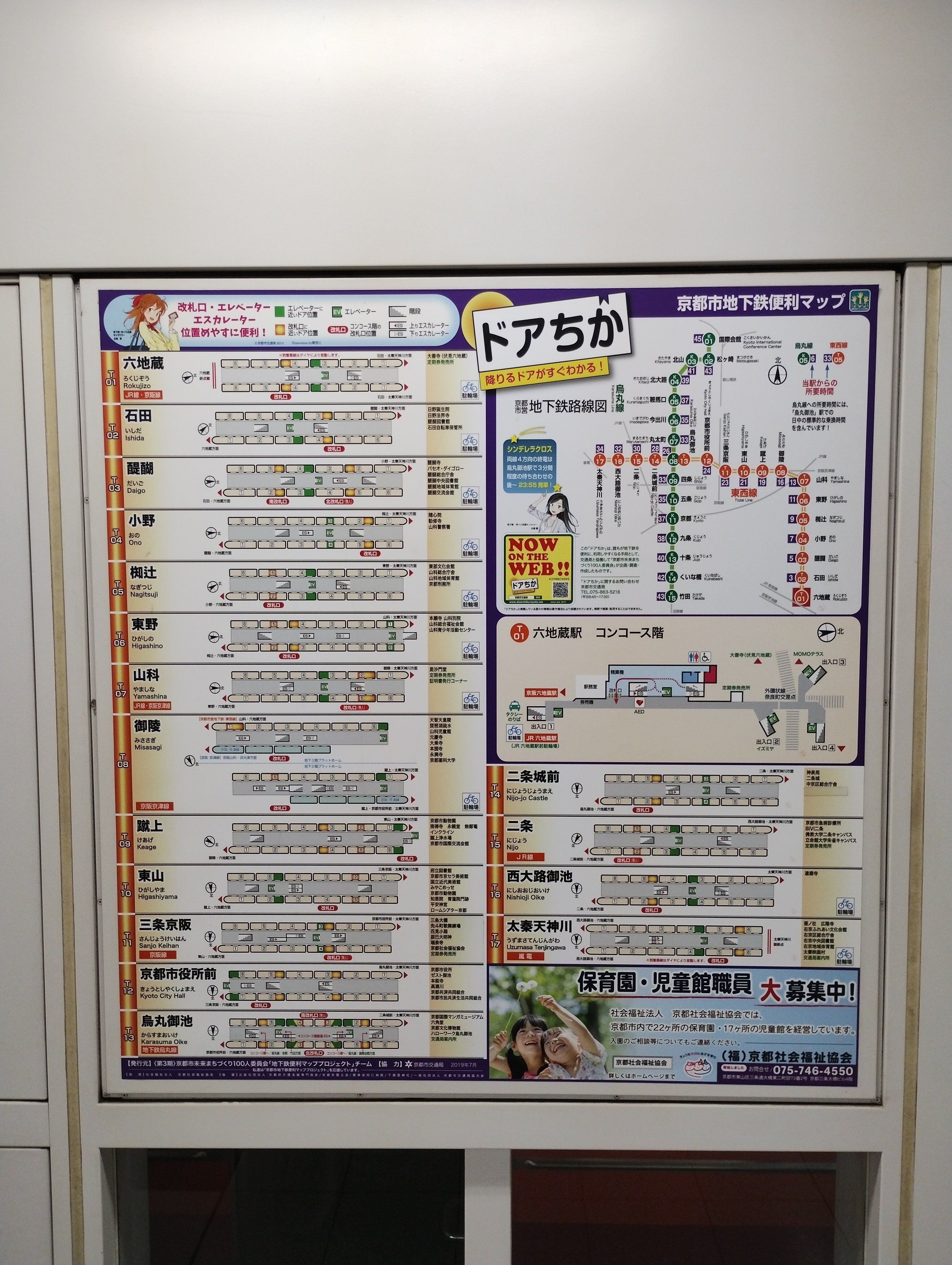地下鉄に（全部）乗るっ 京都市営地下鉄｜栗鯊