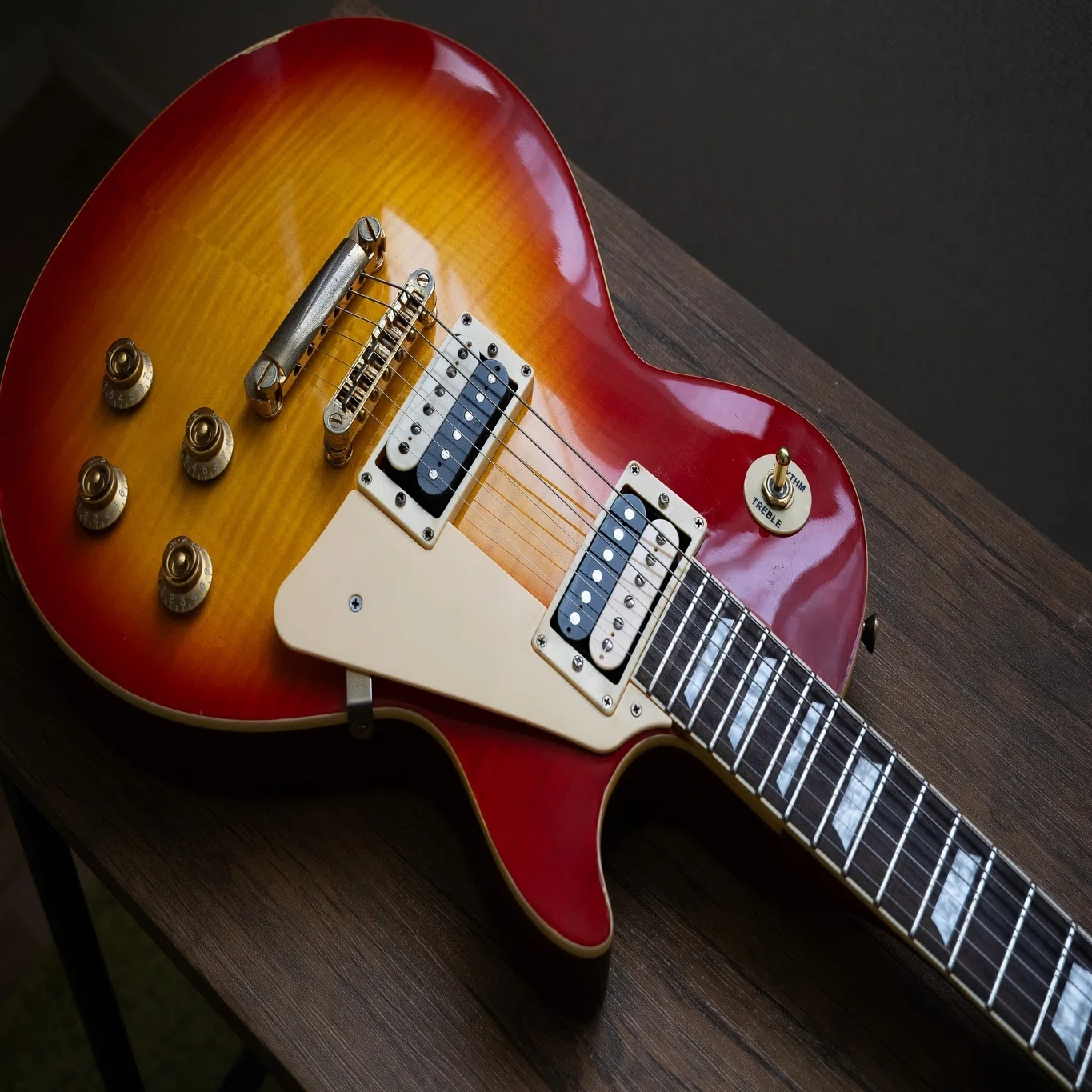 Blitz by Aria Pro II Leopard｜Croquetteギター機材研究