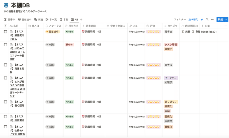 本棚DBの全体像