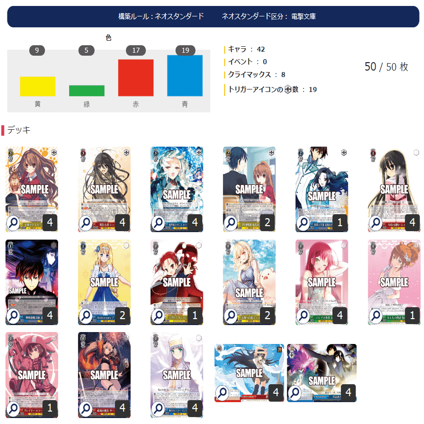 電撃文庫　デッキ WS】門扉電撃文庫｜蒼流