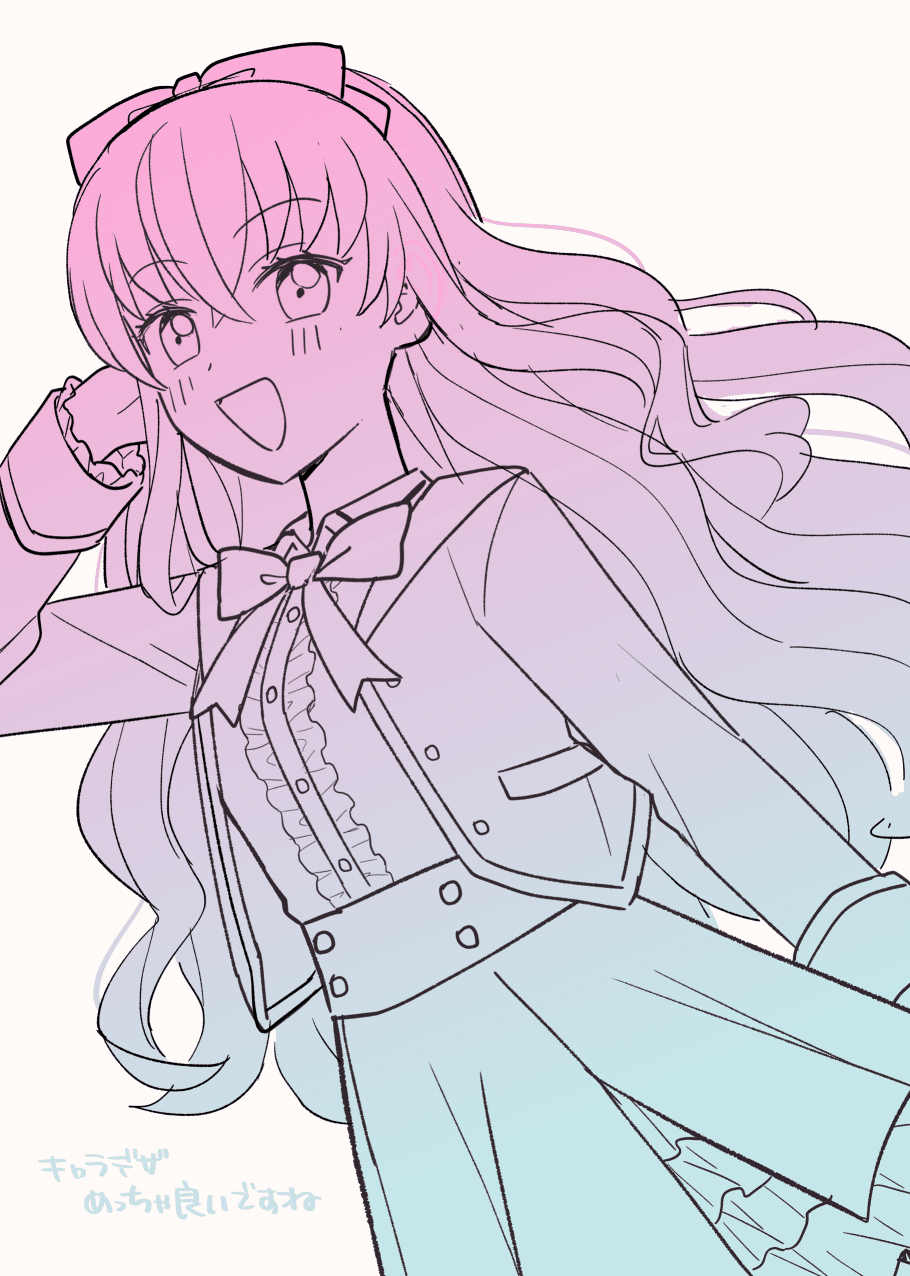 🌷描いたSkebのラフと完成品|つのじさんメモ 🌷描いたSkebのラフと完成品|つのじさんメモ