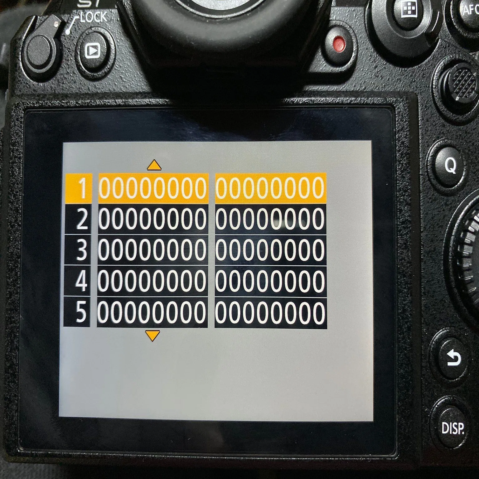LUMIX S1のショット数、シャッター回数を確認する手順｜たれぞう