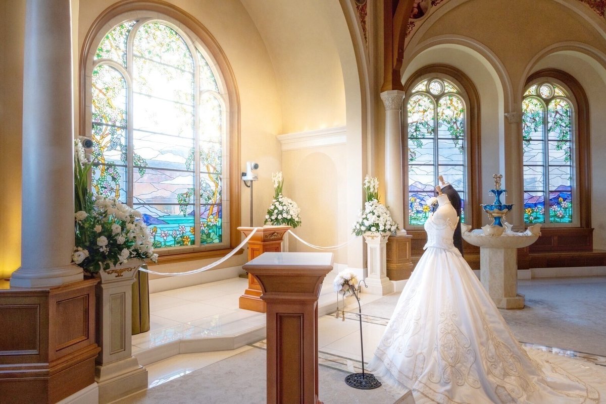 ディズニー ミラコスタ FTWロングベール （ミッキーウエディングベール  