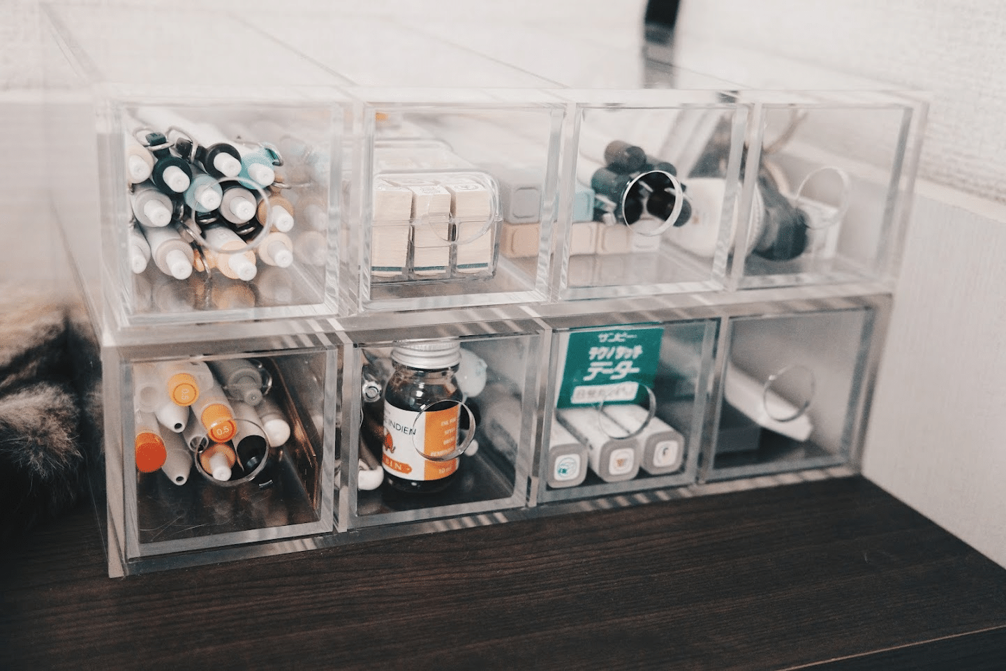 無印のアクリルケース: 見せる文具収納の最適解|わちゃ 無印のアクリルケース: 見せる文具収納の最適解|わちゃ