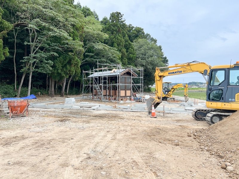 整備中のミニ公園