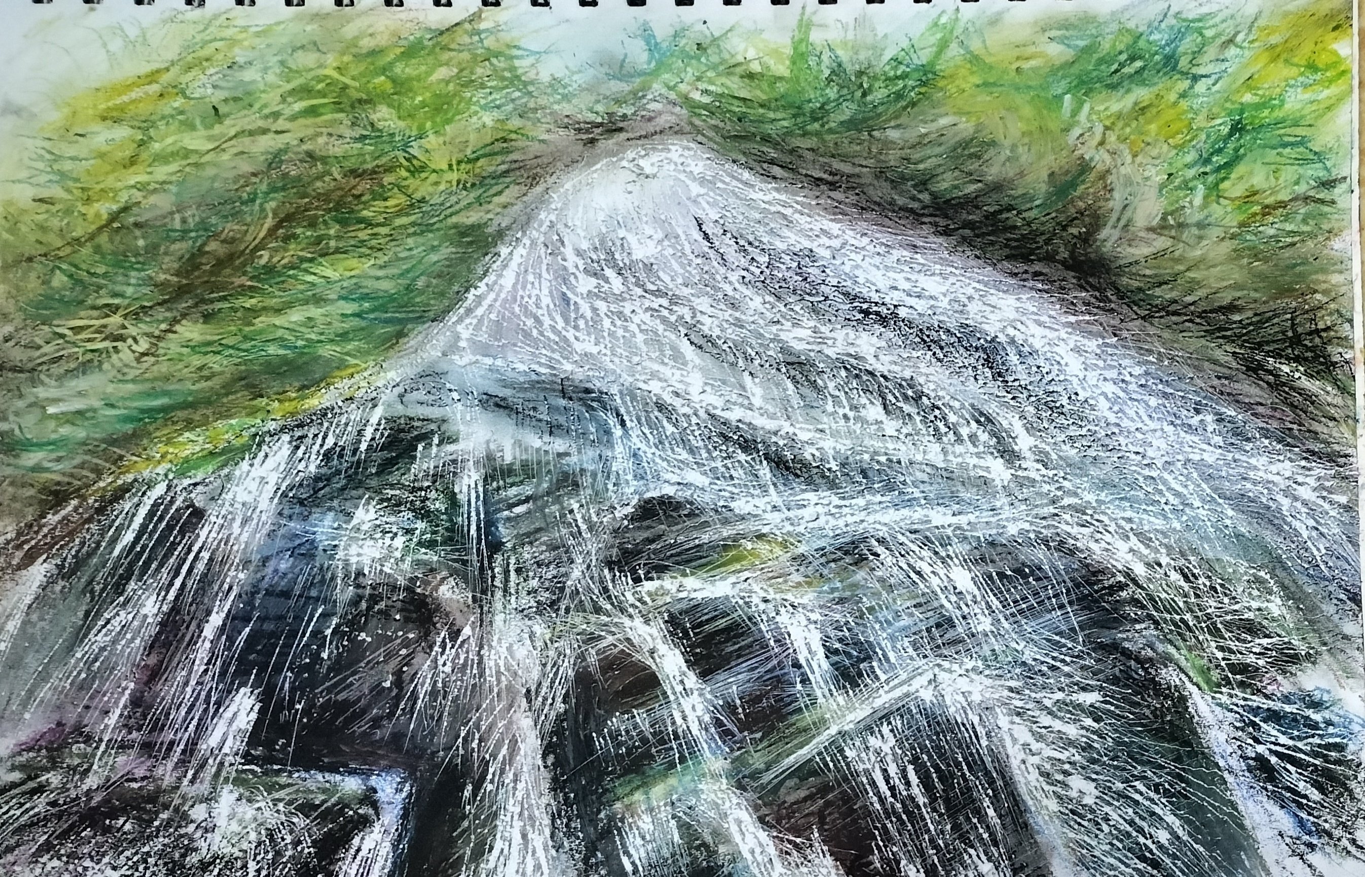 滝の絵｜なもたび（名も無き旅人）