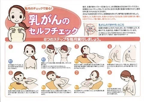 乳がんセルフチェックシート 乳がんセルフチェックシート