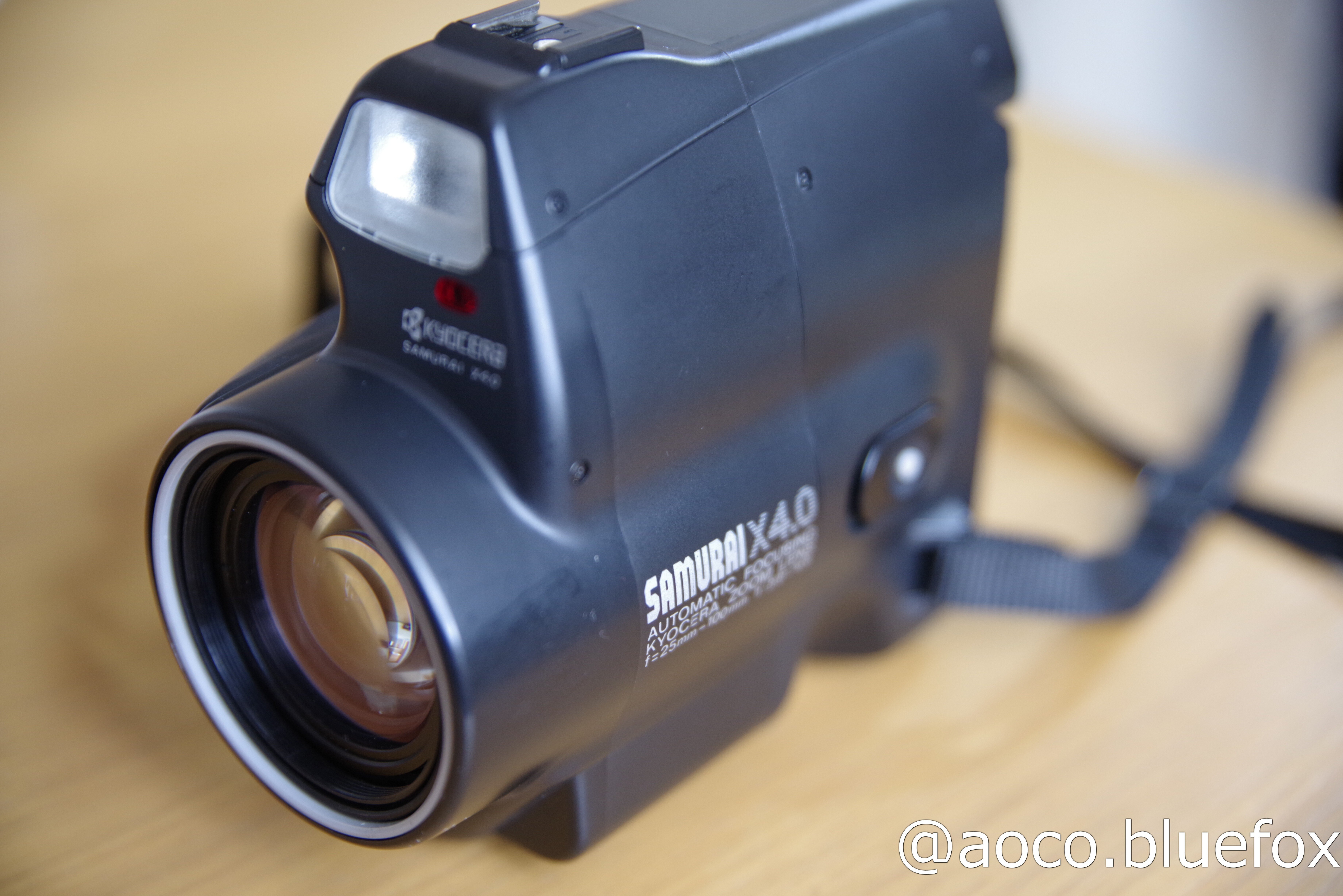 フィルムカメラに思いを馳せて その7:SAMURAI x4.0 ｜青狐