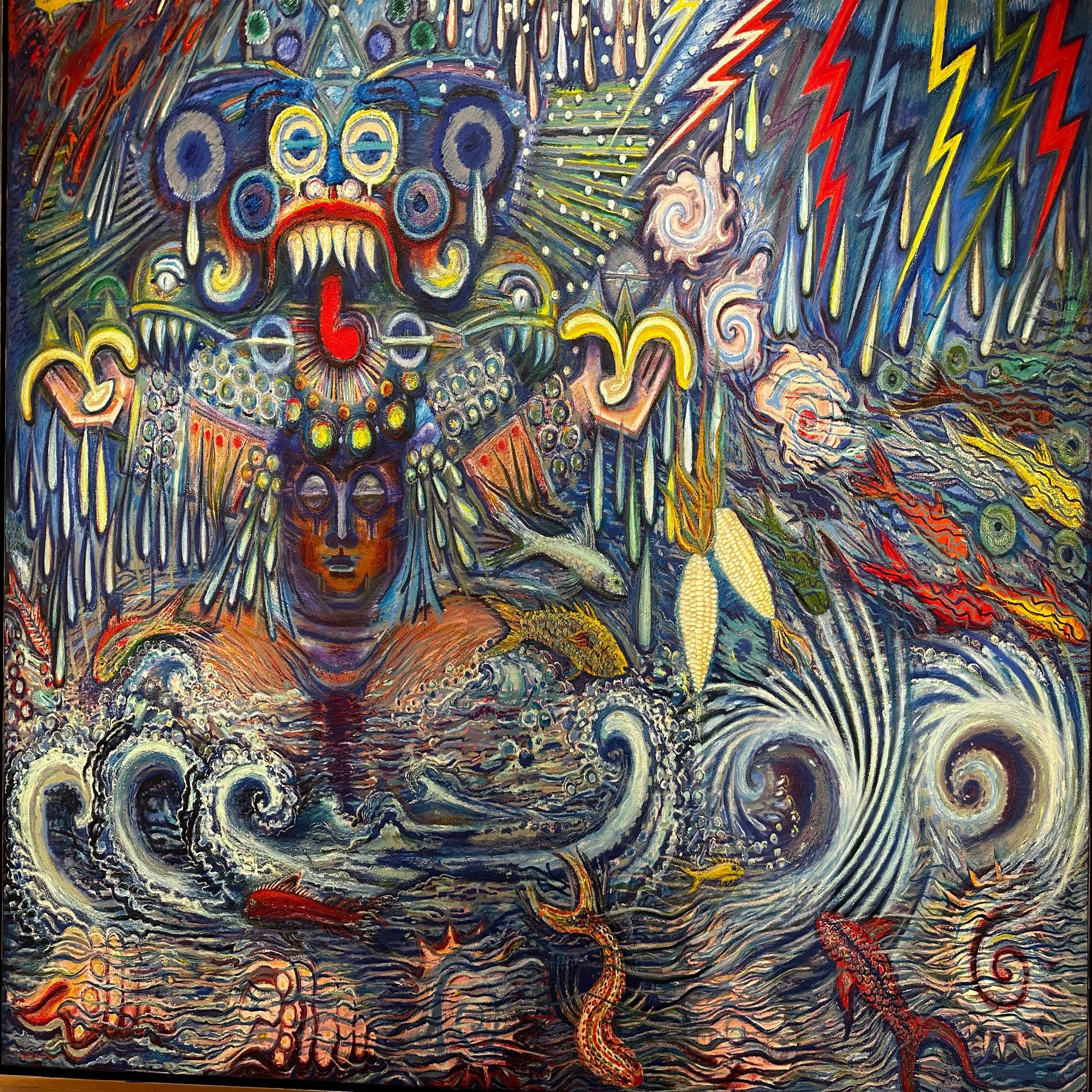 インテリア絵画: 縫い合わせ メキシコアーティストVENA2(ベナードス)作品