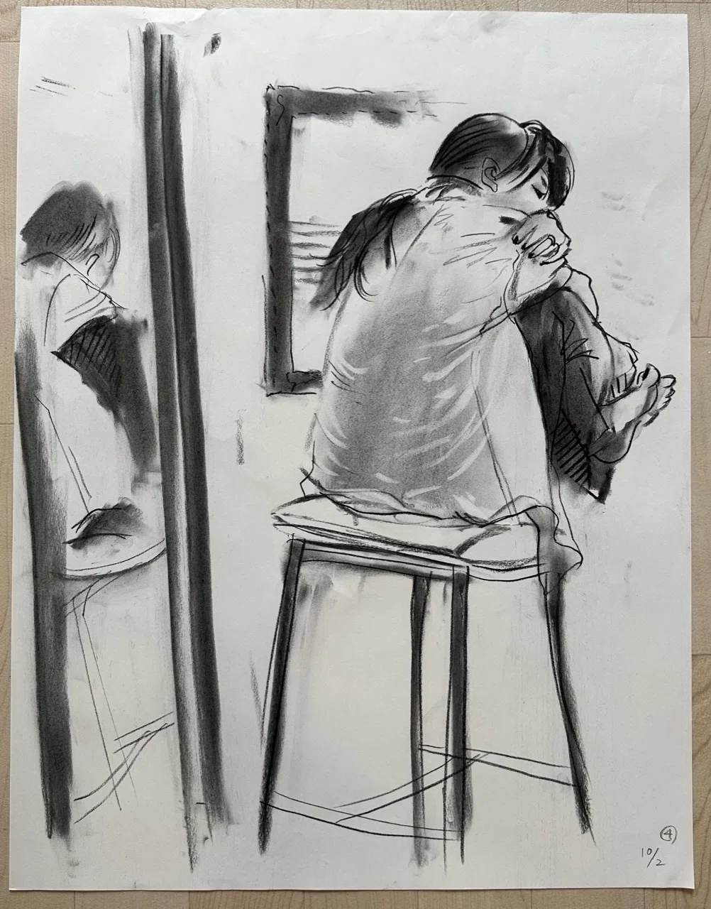 絵の修行！絵画教室でのクロッキーの記録No.2 | 華色切絵 【公式サイト】