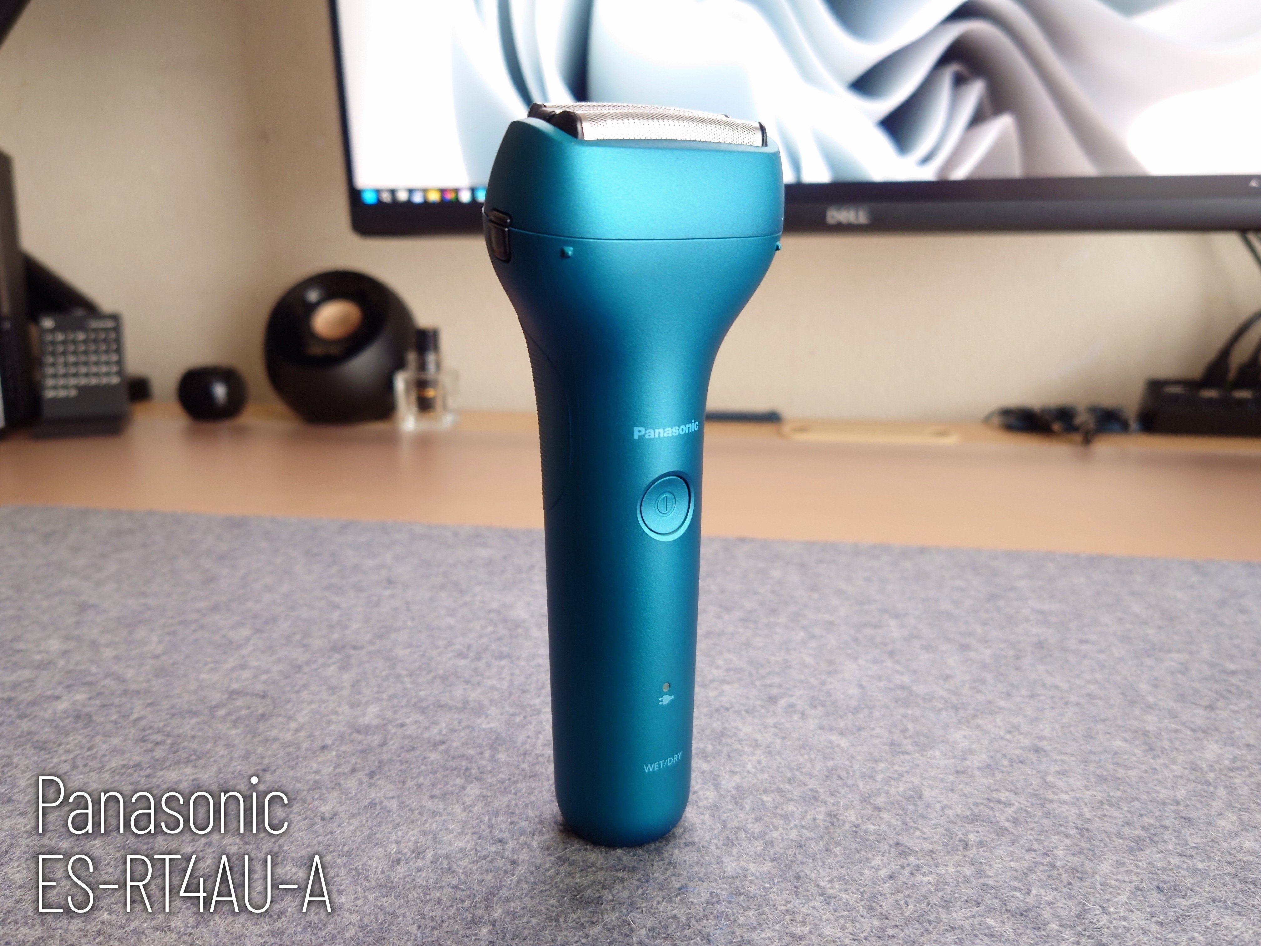 パナソニック メンズシェーバー 3枚刃 トリマー付 USB充電モデル 急速充電 青 ES-RT4AU-A