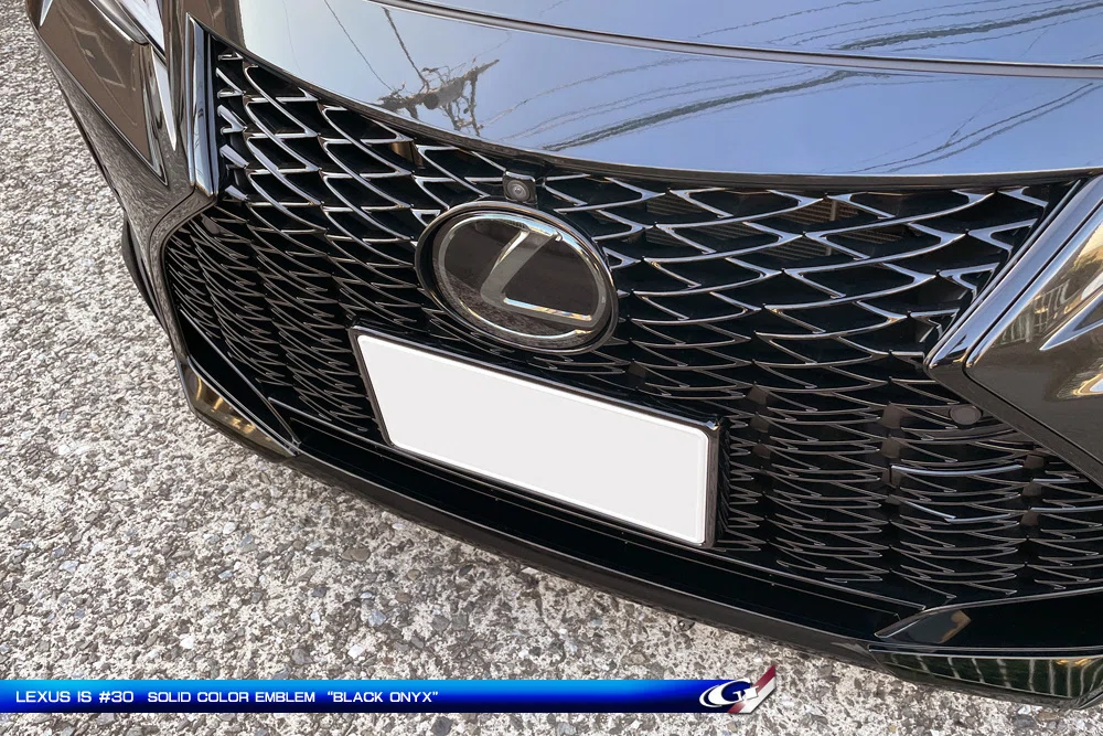 LEXUS レクサス グリルエンブレム ブラック 163×120 プリクラッシュ