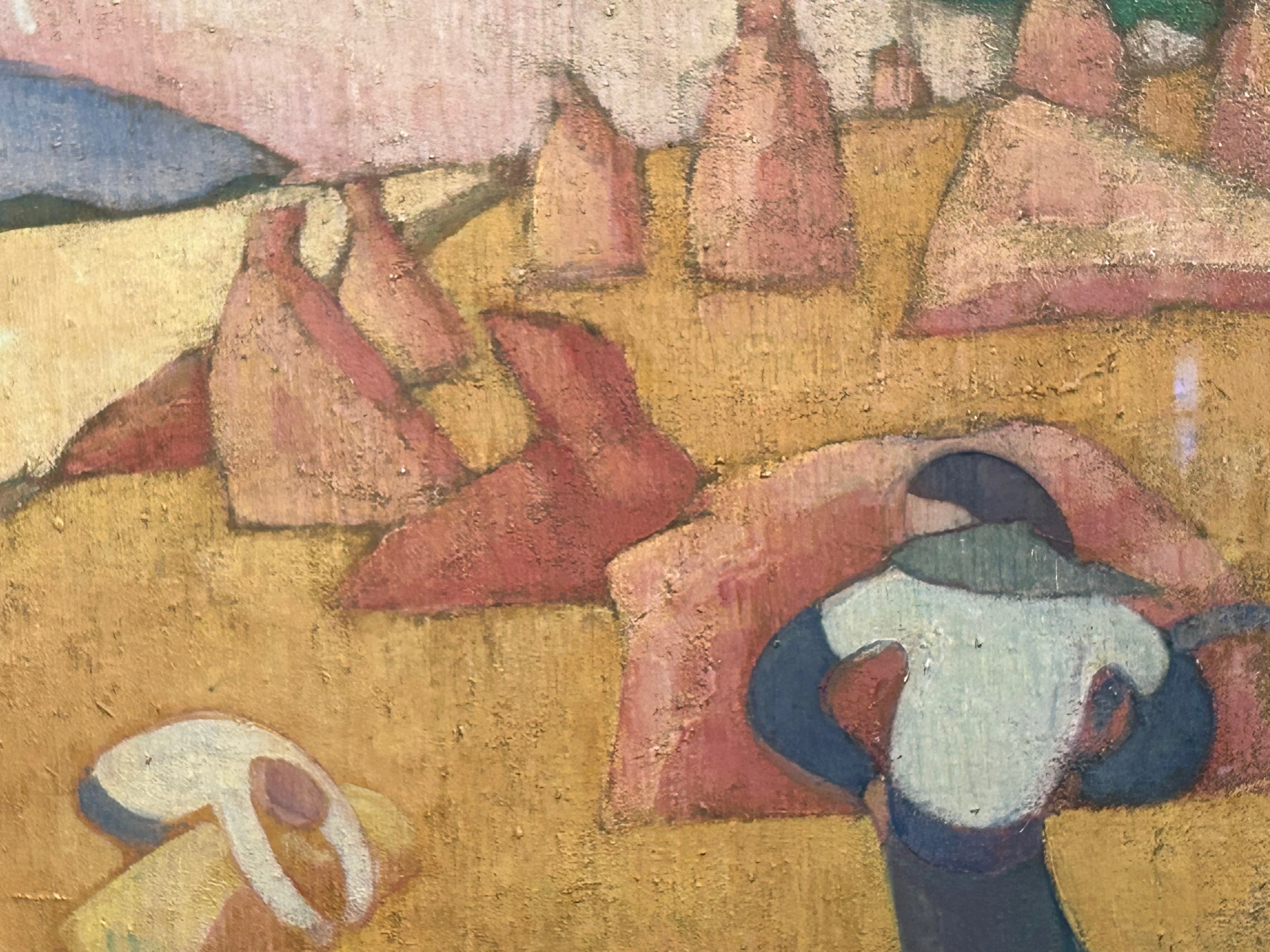 子供のためのオルセー美術館(57)ベルナール・畑にある三角のはなあに