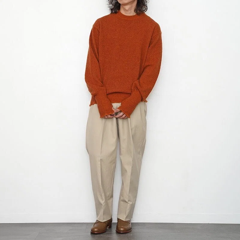 普通に見えて普通じゃないニットのご紹介！【MAATEE&SONS】強撚 