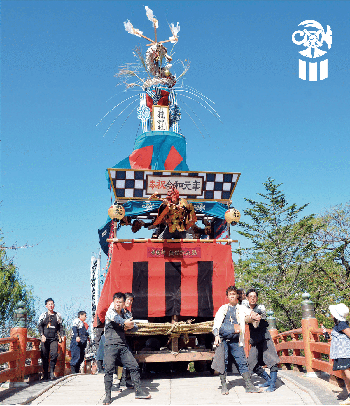 三太郎豪華にぎやか飾り 本多忠勝 鹿角脇立の兜 1/3スケール – 鈴甲子