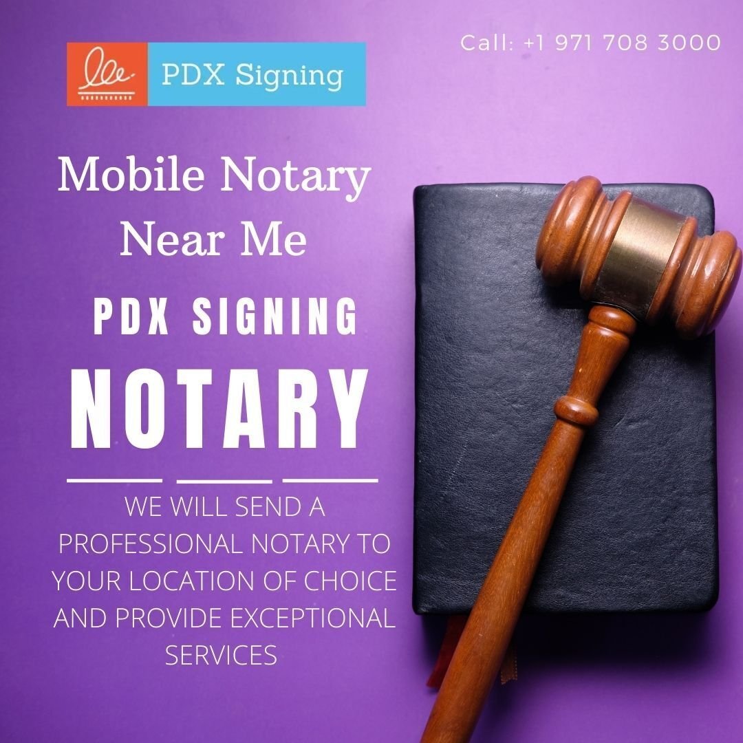 Mobile Notary Near Me In Oregon｜pdxsigning
