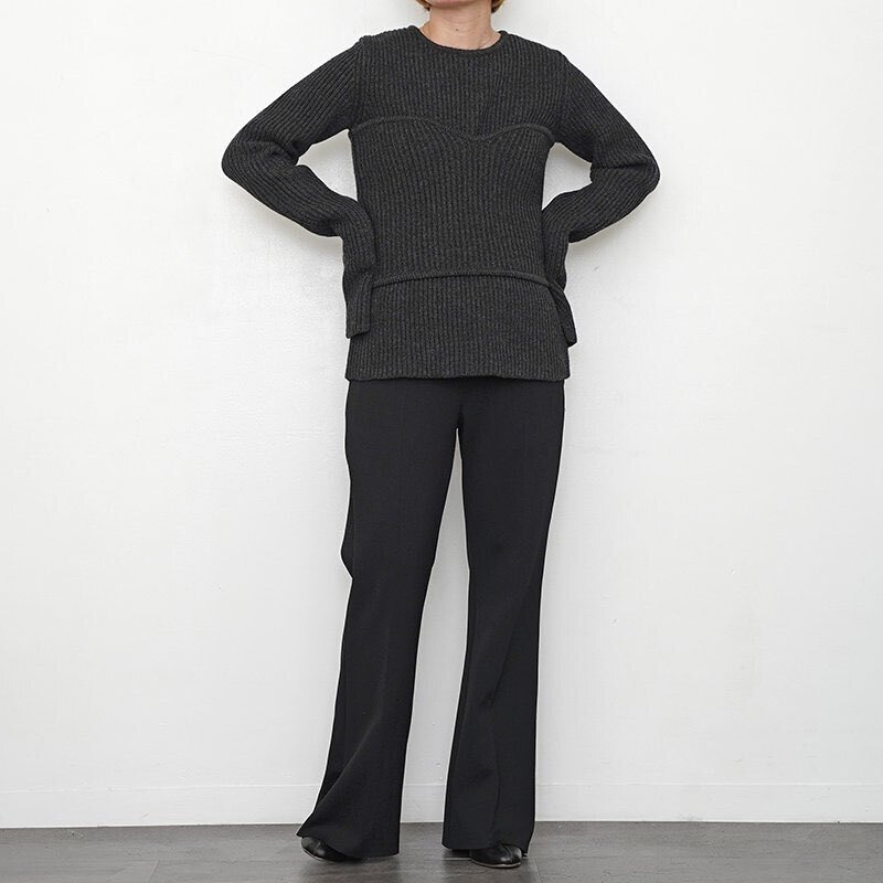着回しを楽しめる【Uhr】Bustier combi knit｜THIRTY' THIRTY'