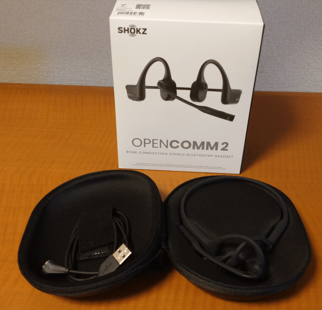 Shokzに不具合連絡したらOpencommが2になって帰ってきたので2の