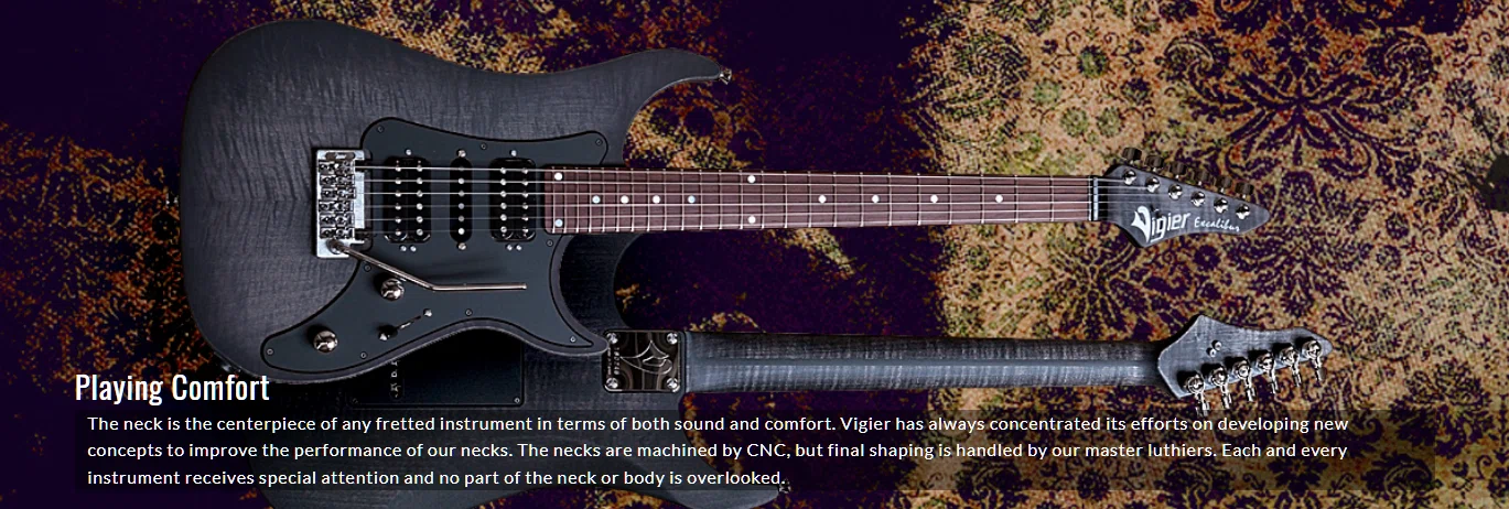 Vigier Excalibur モデルの紹介とVigier製ギターについて｜おわわ