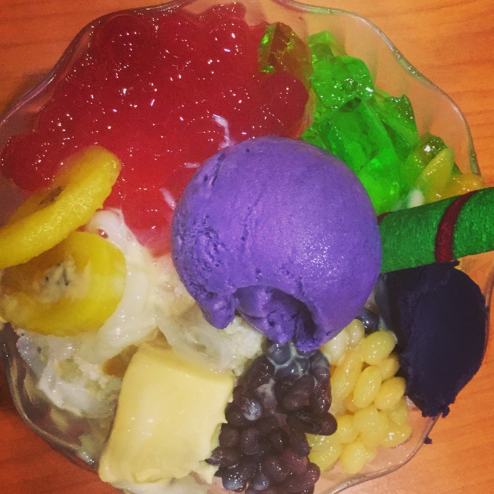 本場のハロハロ(ちょっと高級)はやはり美味しい｜cafe77nana