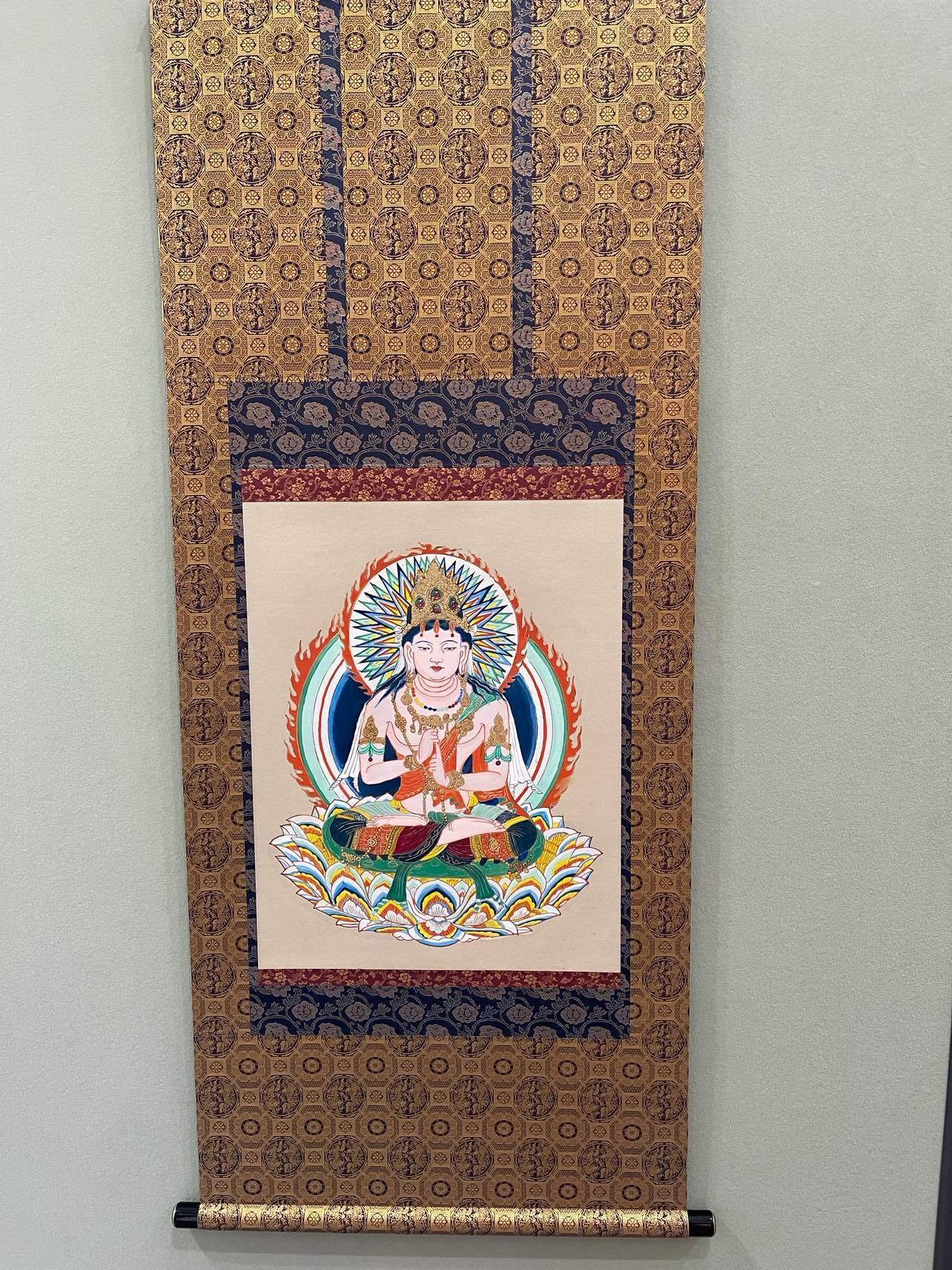 当店限定販売】 1975年 絵画 墨 美術 仏教 坐禅 作品 入賞